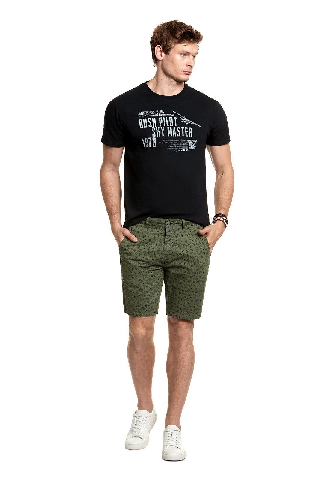 Bermuda Estampado Fj Military-1