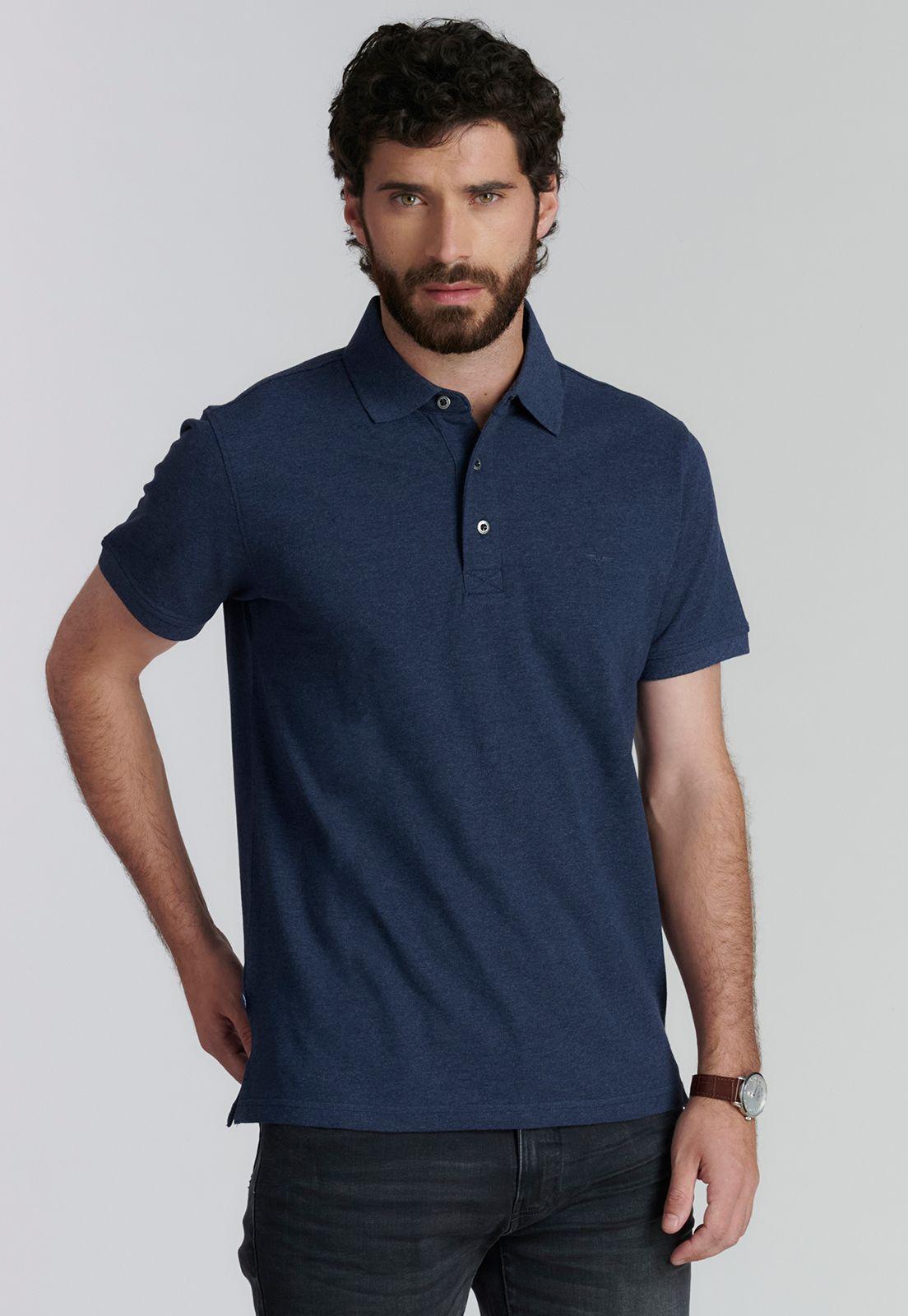 Polera Boston Fjs Marino Melange-0