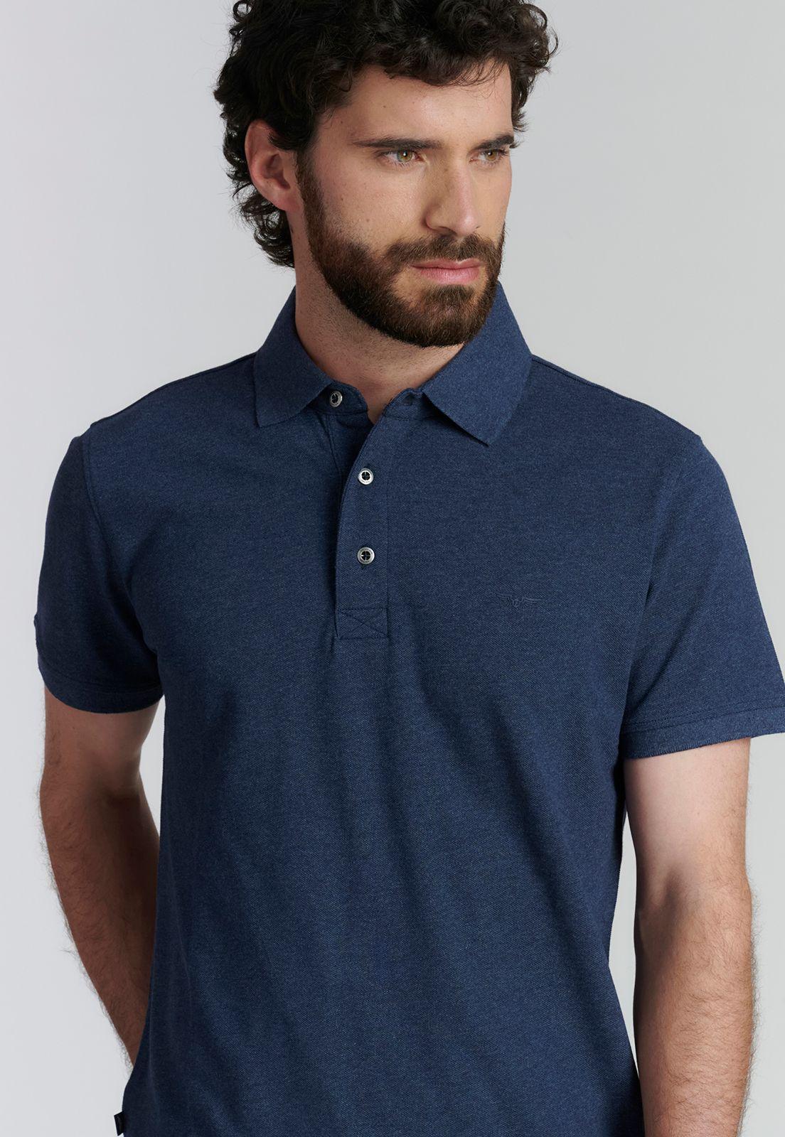 Polera Boston Fjs Marino Melange-2
