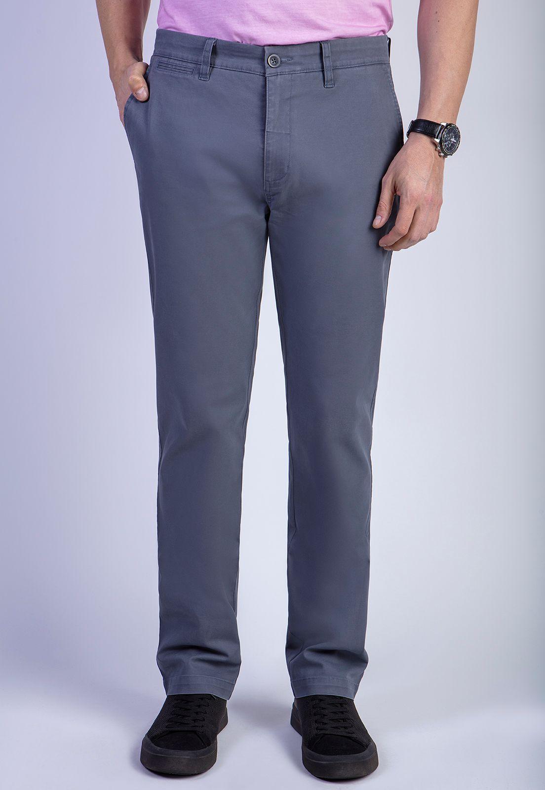 Pantalón Twill Regular L/31 Metal-0
