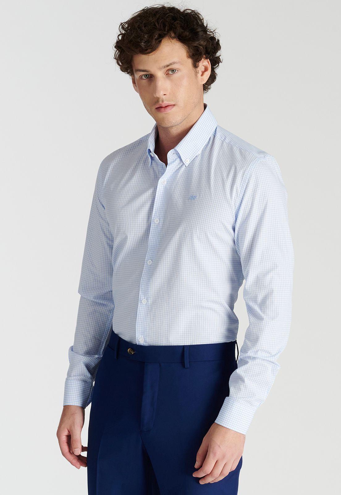 Camisa Arthur Business Sky-1