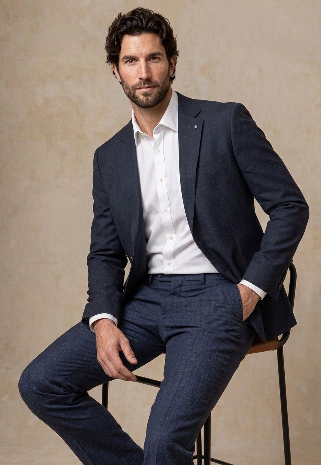 Pantalón Suit Lino Coral Way Navy-4