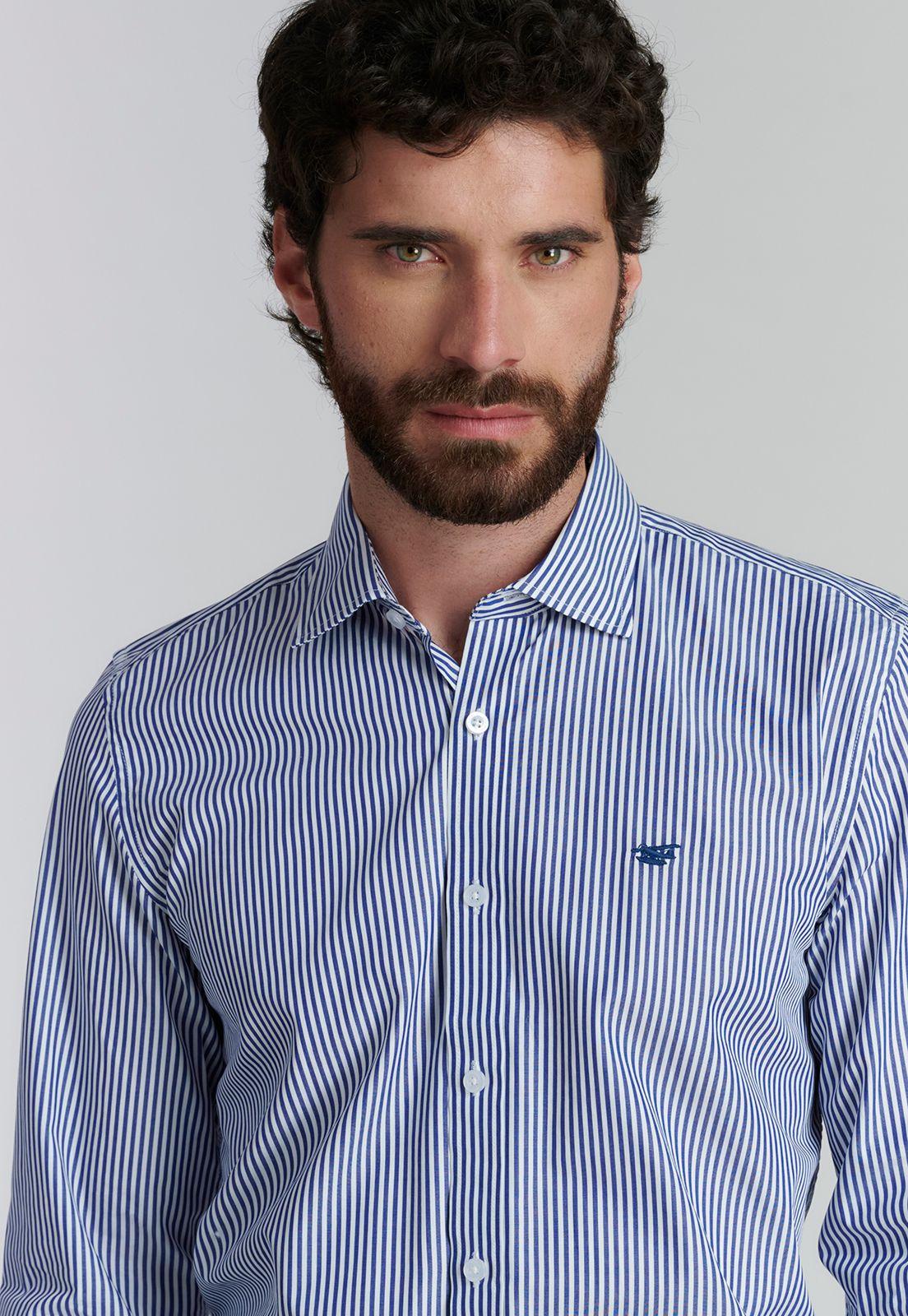 Camisa Albany Smart Casual Navy-2