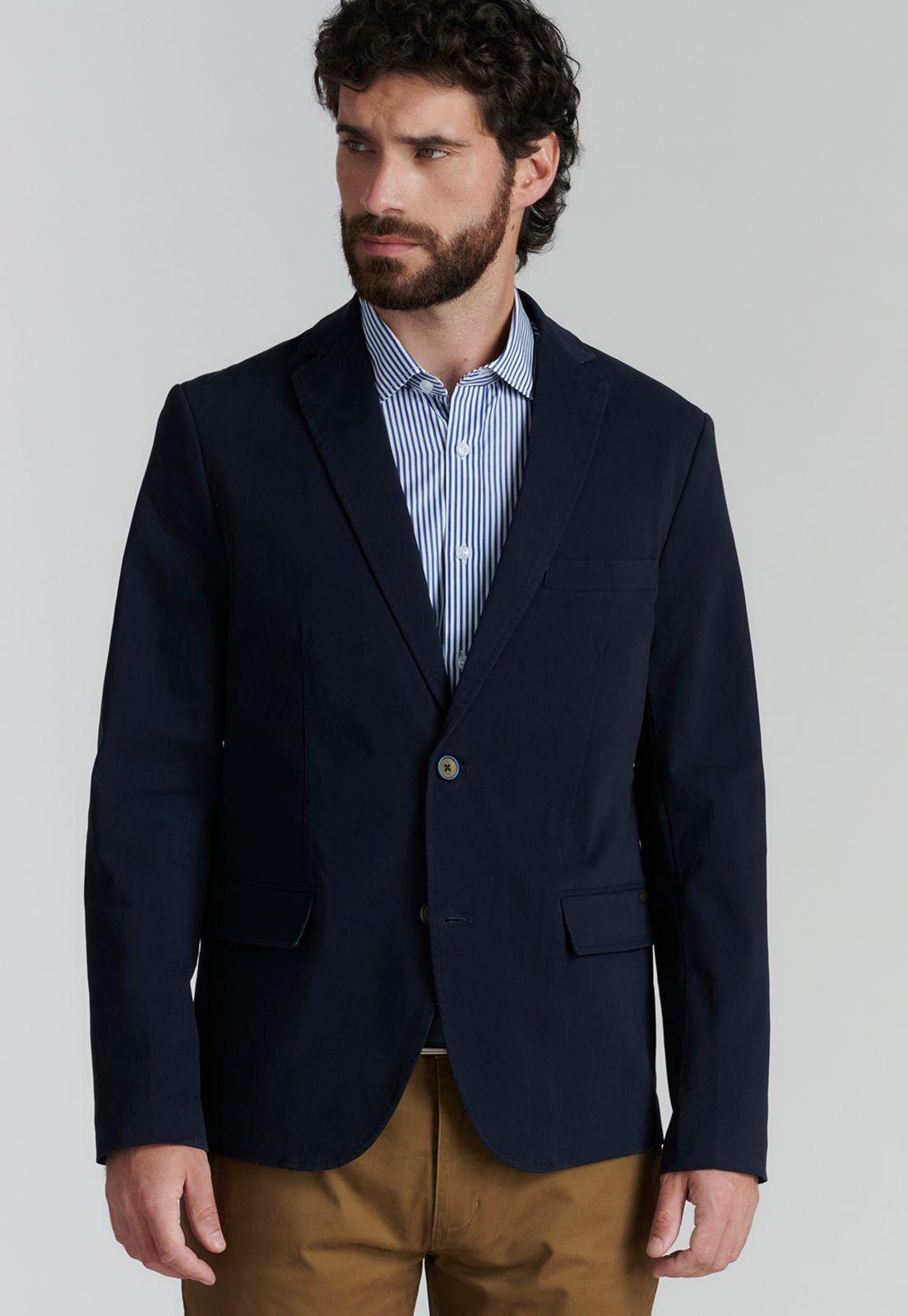 Camisa Albany Smart Casual Navy-4