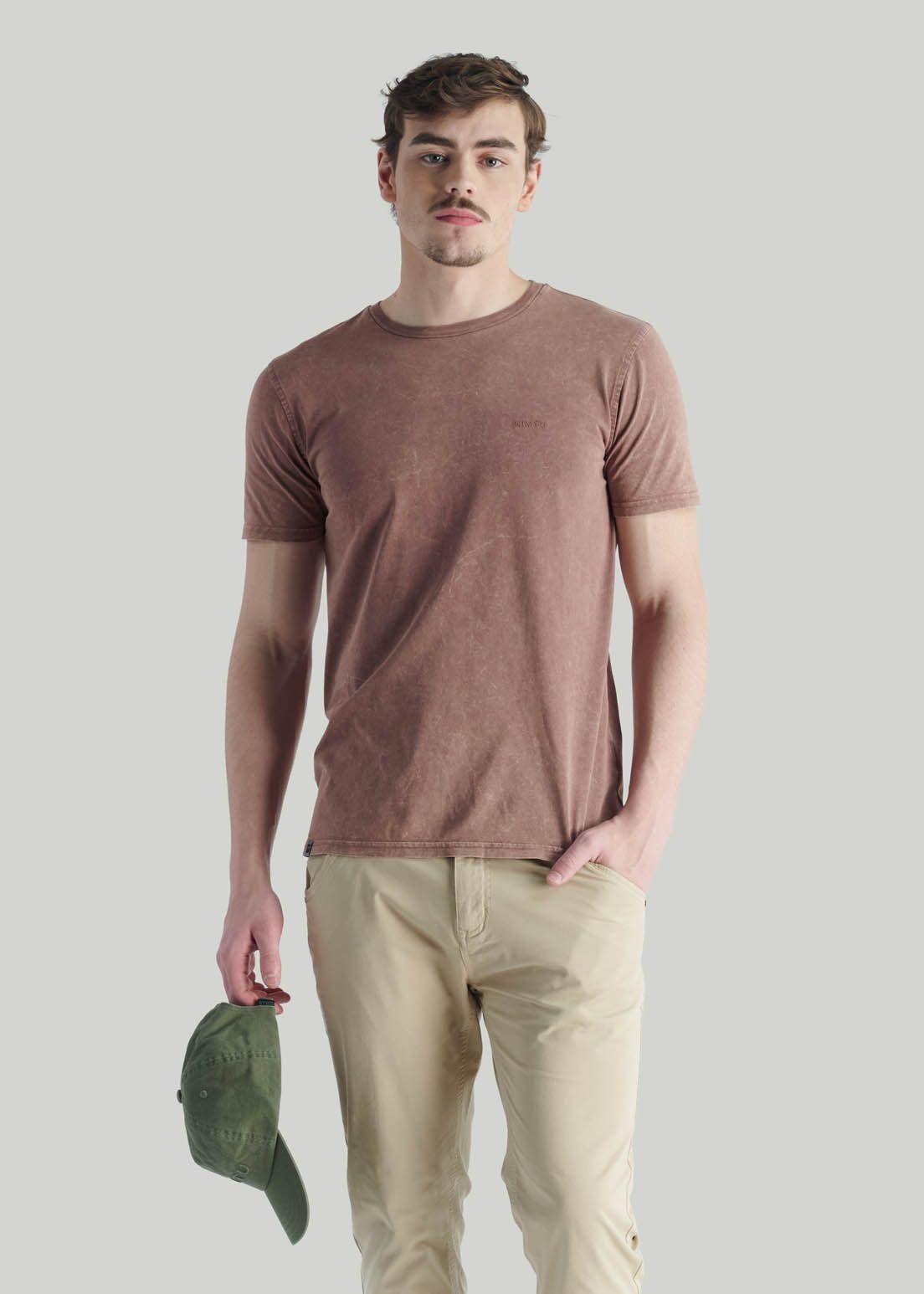 Polera Bear Casual Brick-4