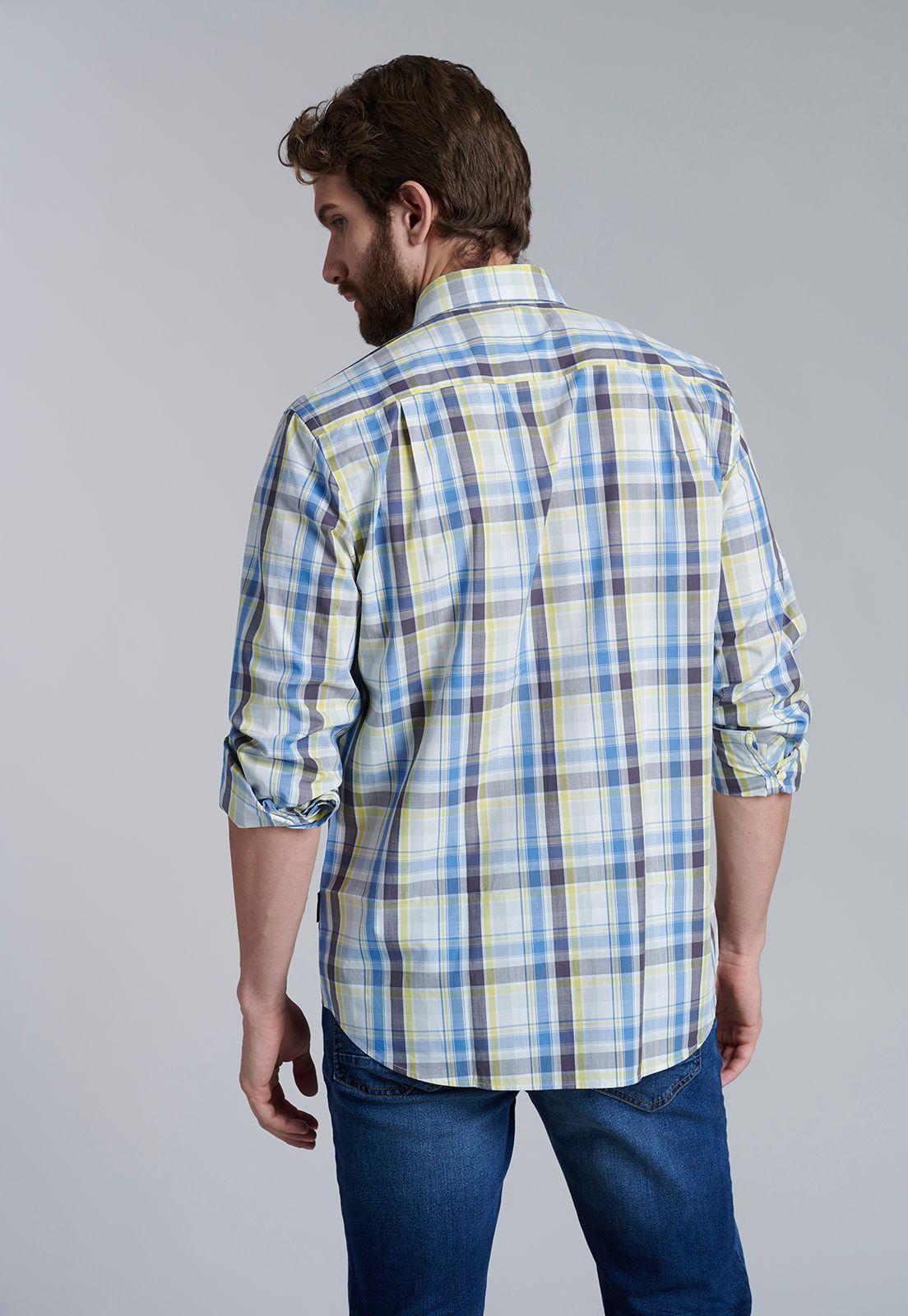 Camisa Check Orlando F Yellow-3