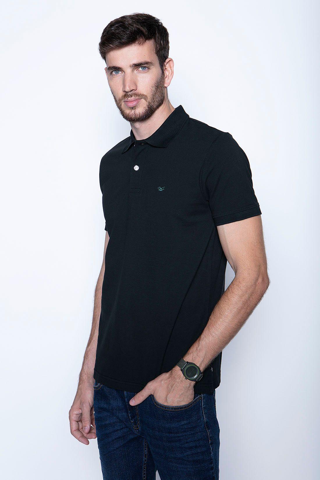 Polera Básica Pique Mc Black-0