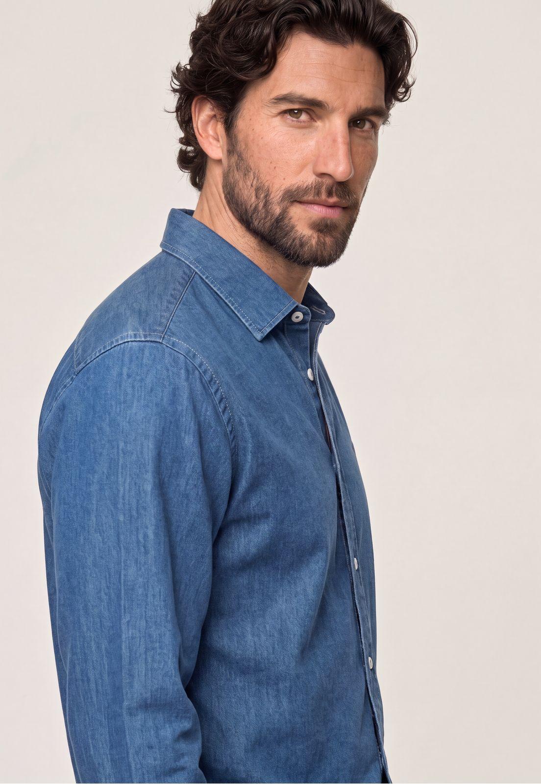 Camisa Boston Slim Blue-3