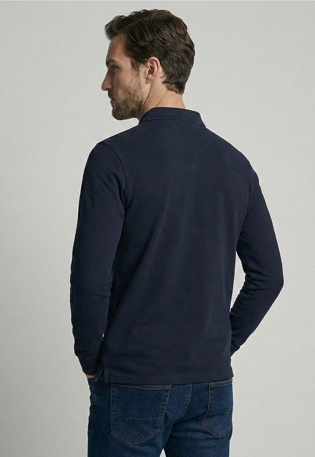 Polera Básica Ml Pique Navy-3
