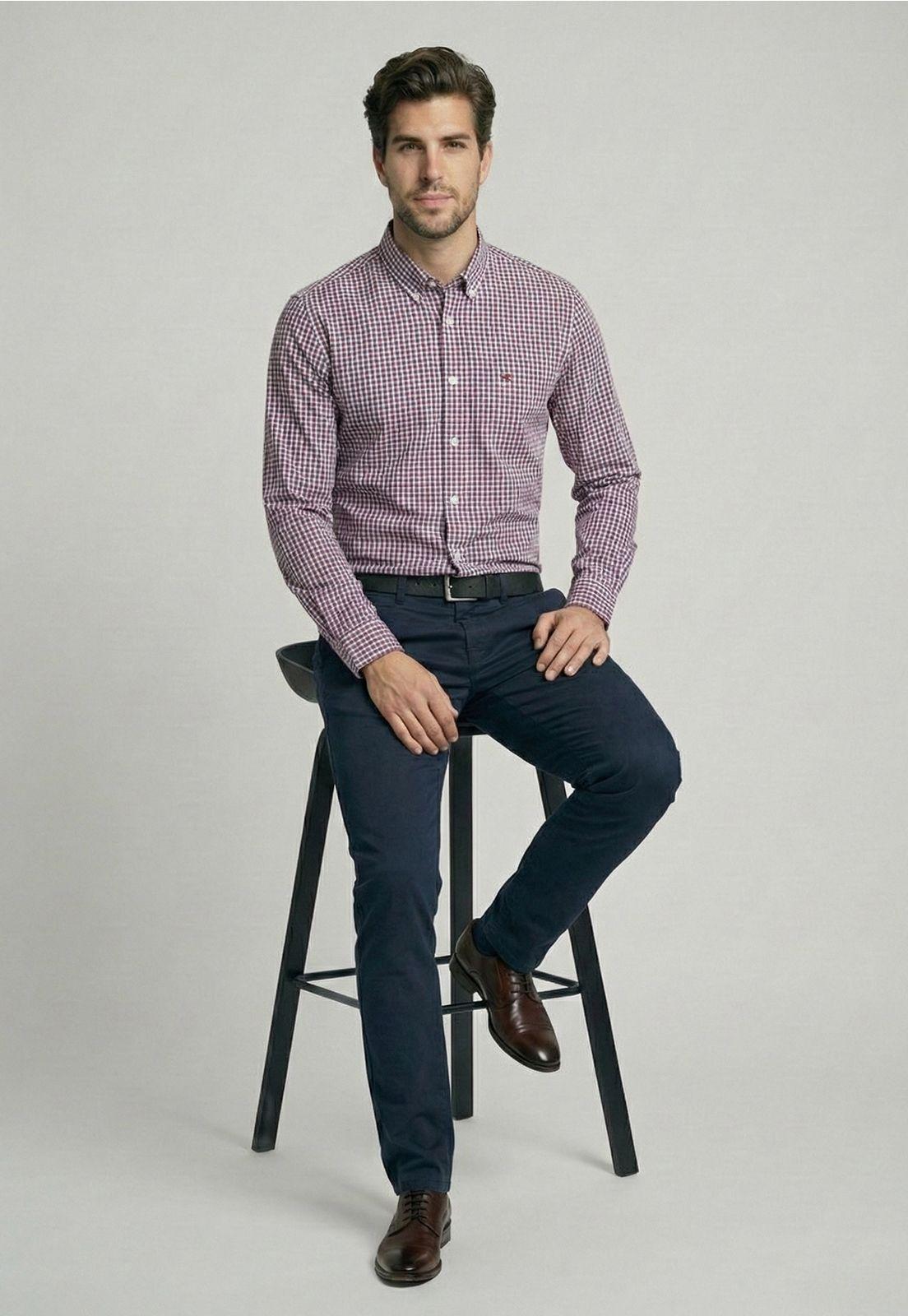 Camisa Bellevue Red-4