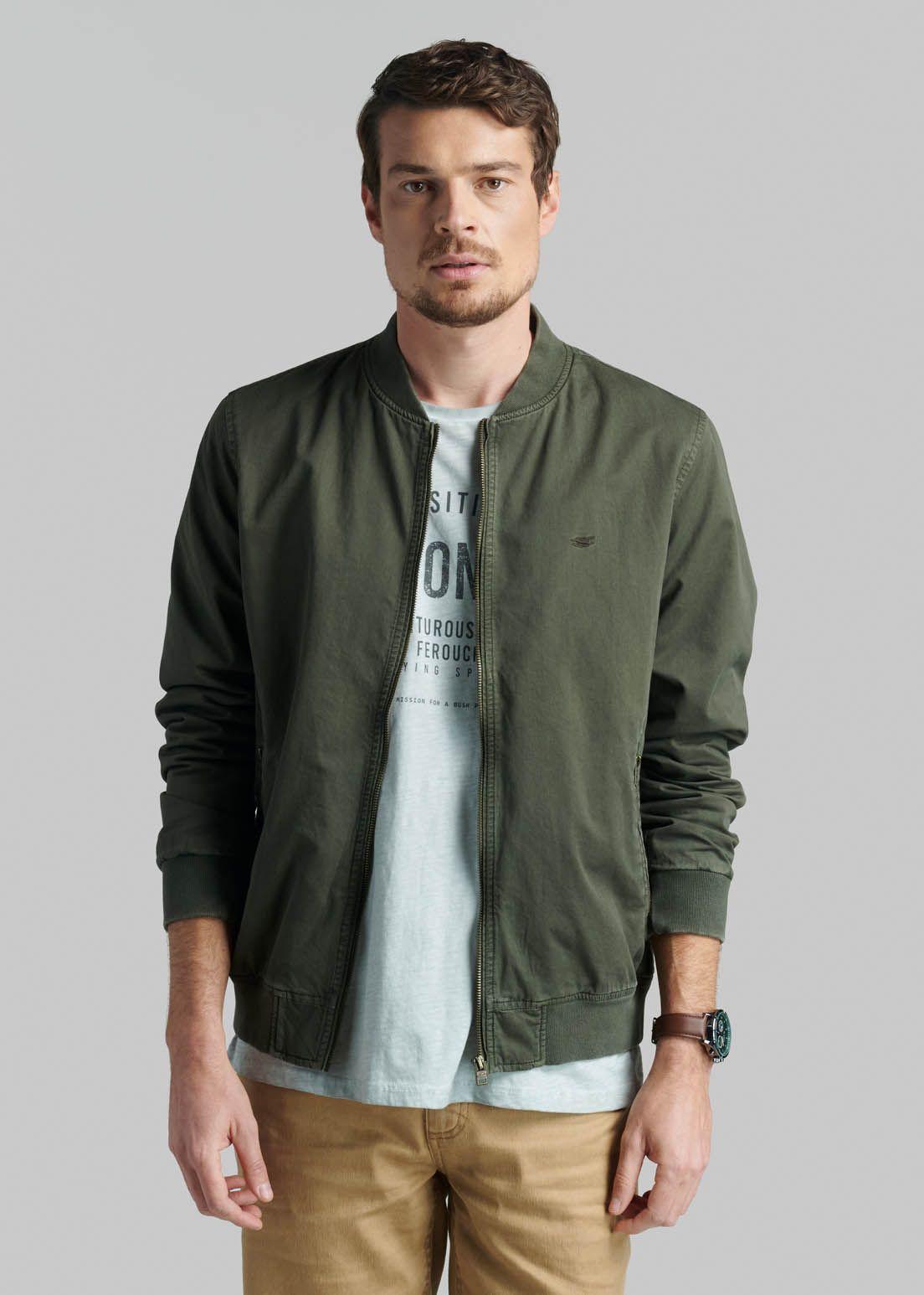 Chaqueta Bomber Sport Olive-0