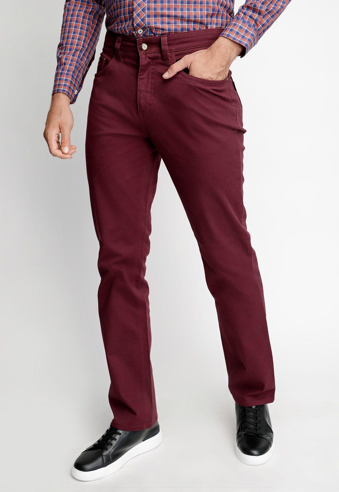 Pantalón Wisconsin Ii Fj Burgundy-0