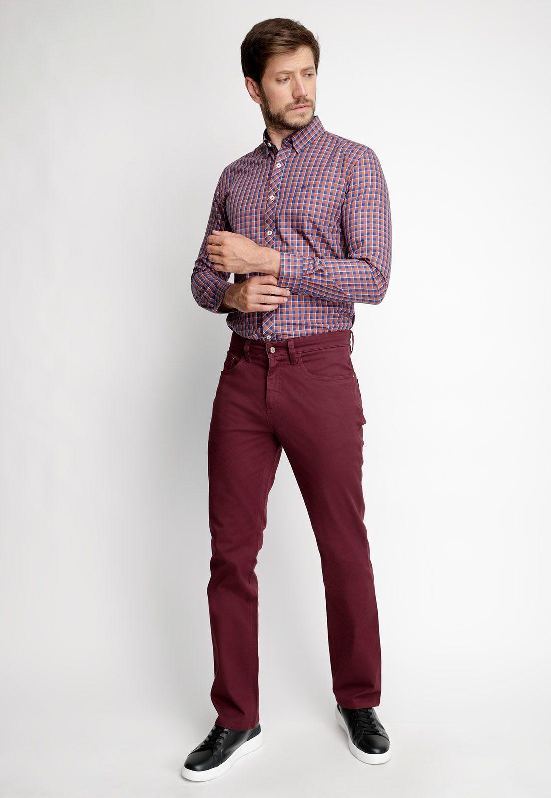 Pantalón Wisconsin Ii Fj Burgundy-3