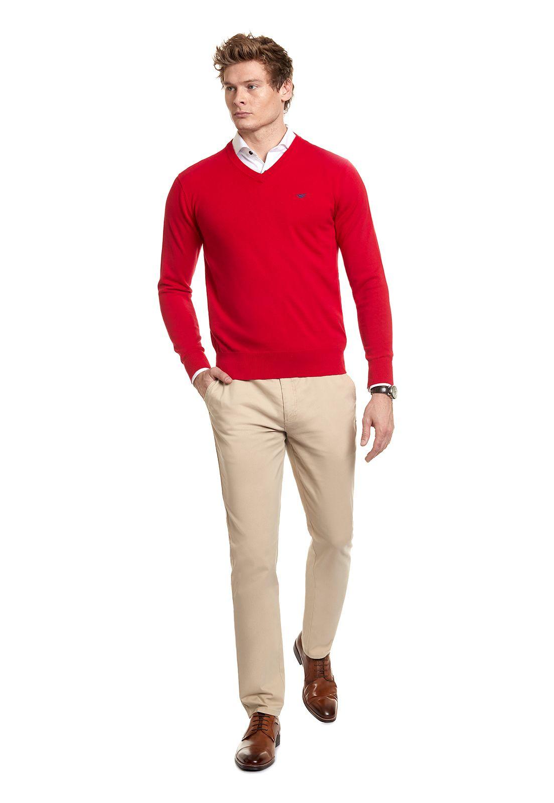 Sweater Smart Casual L/S Red-1
