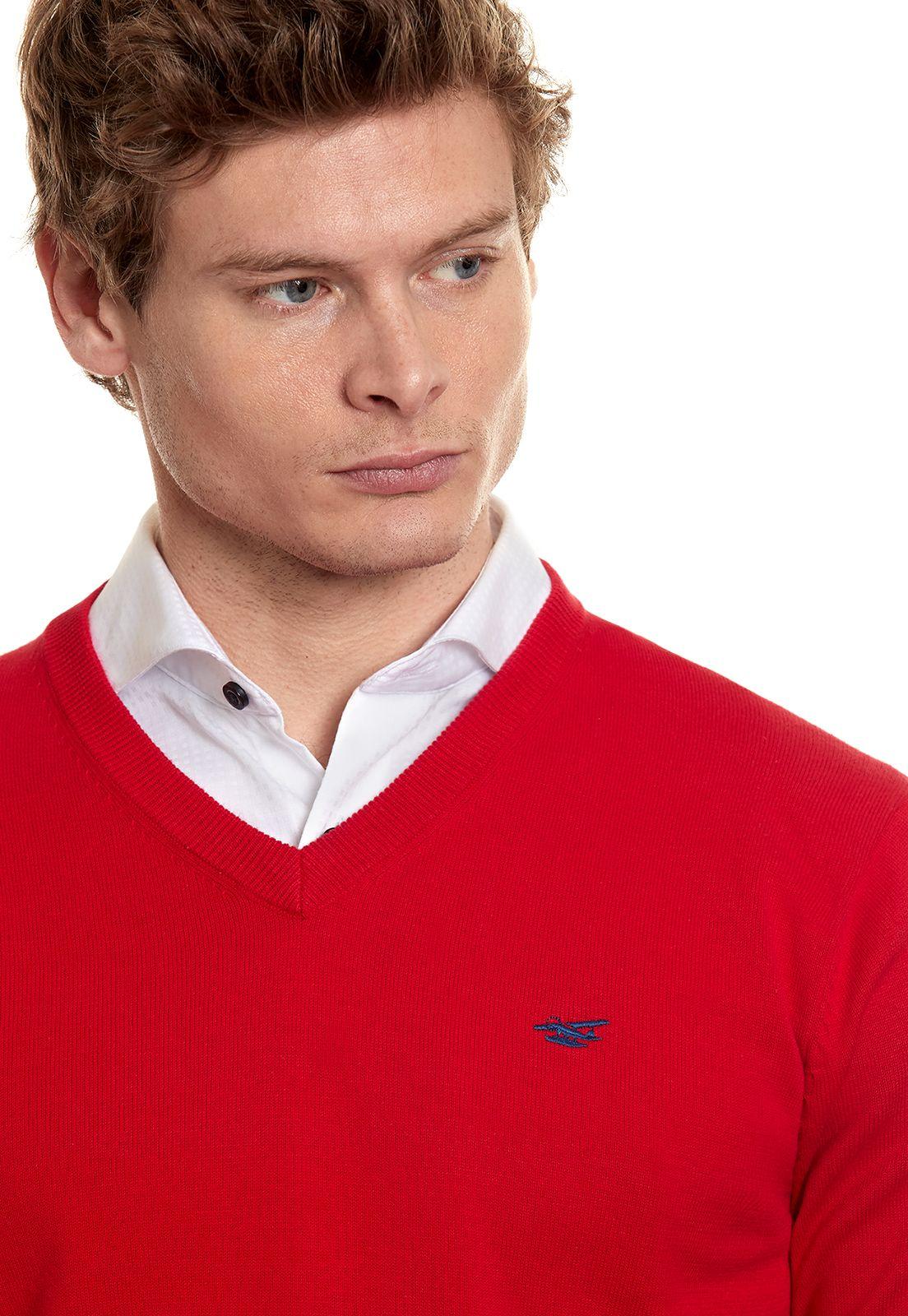 Sweater Smart Casual L/S Red-3