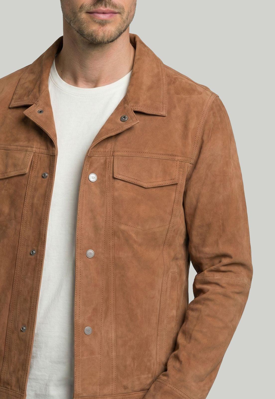 Chaqueta Suede Monaco Camel-2