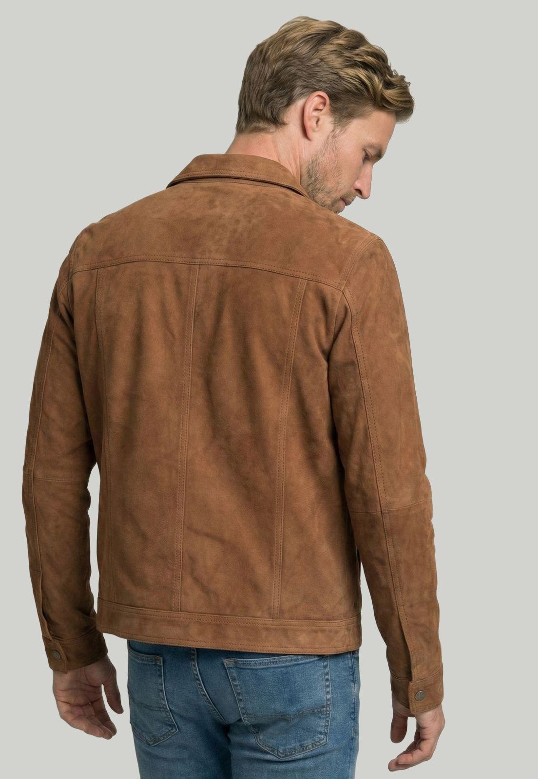 Chaqueta Suede Monaco Camel-3