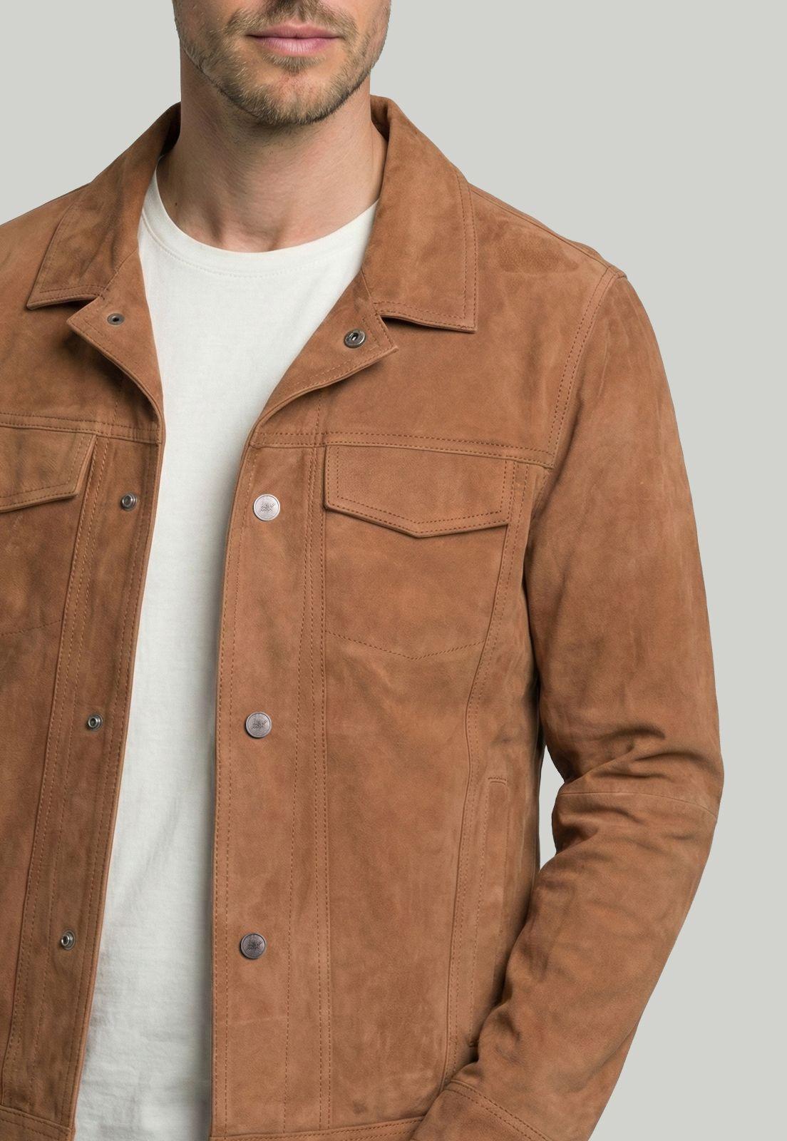 Chaqueta Suede Monaco Camel-2