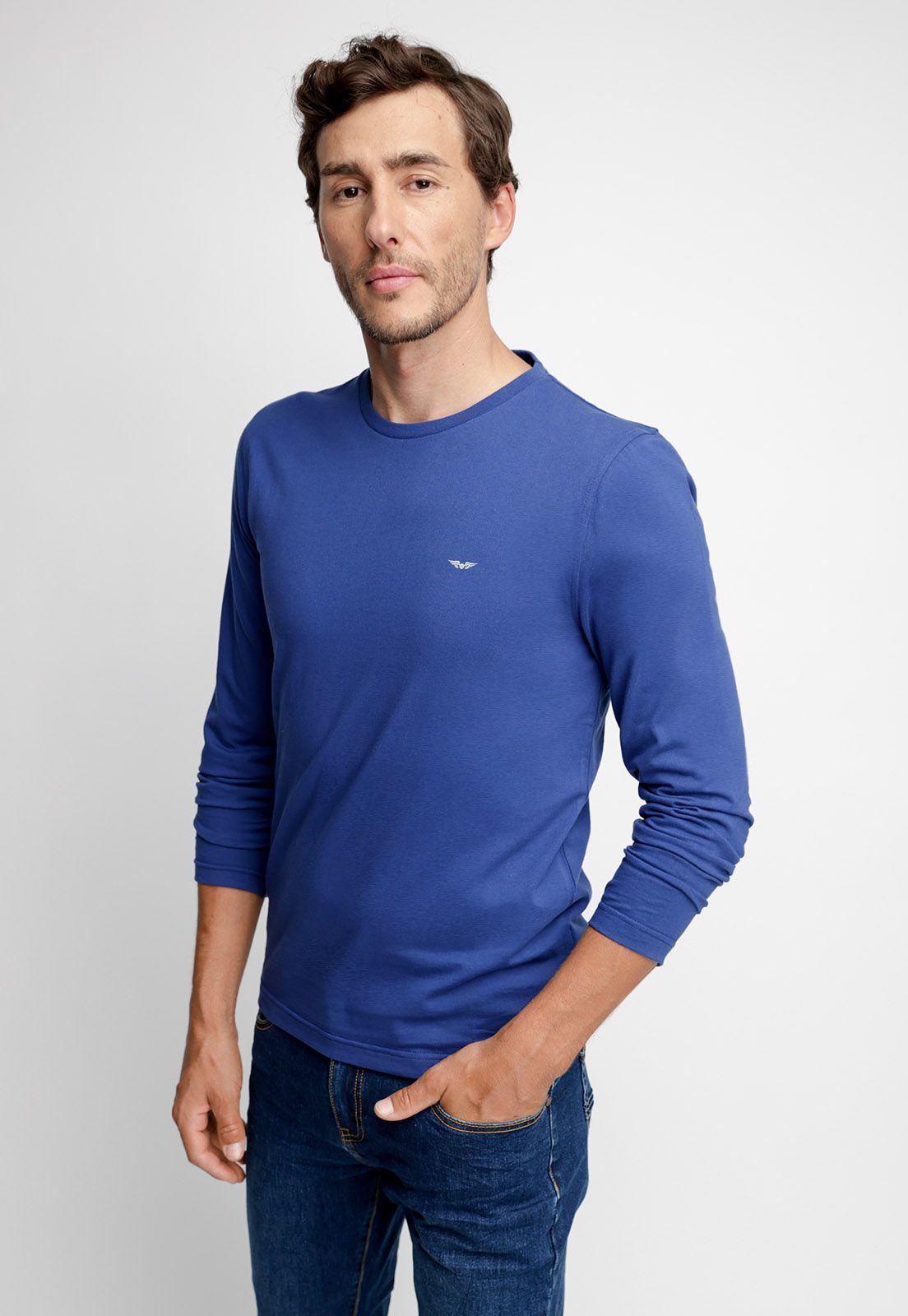 Polera Básica Manga Larga Blue Fe-0