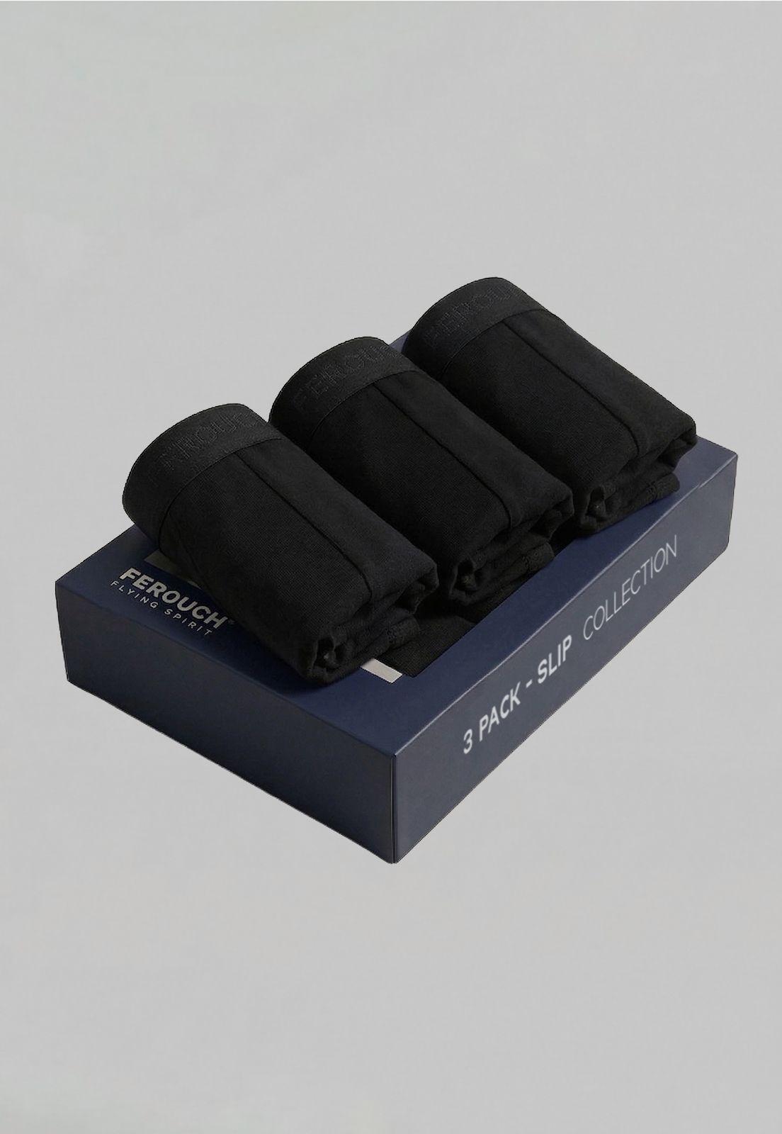 Tripack Slip Black Black-1