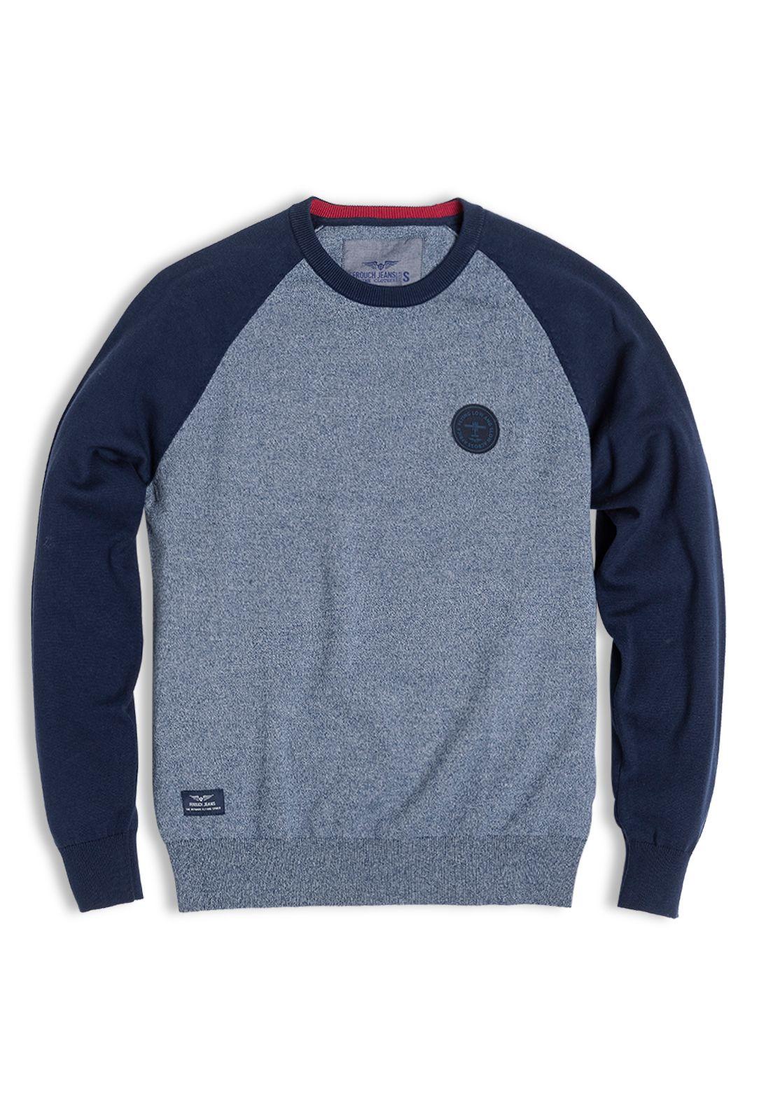 Sweater Miami Navy Melange-3