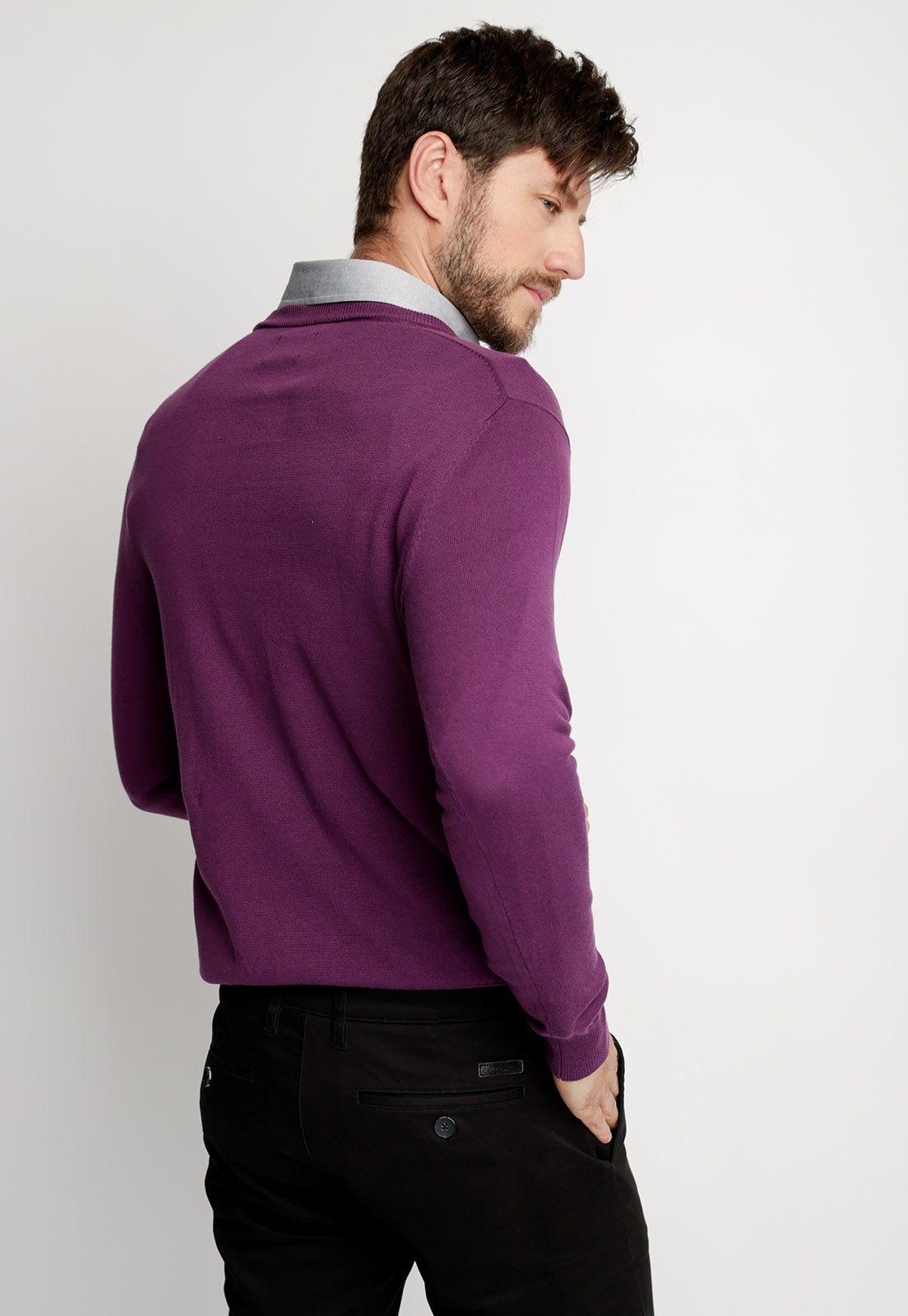 Sweater Smart Casual Purple-1