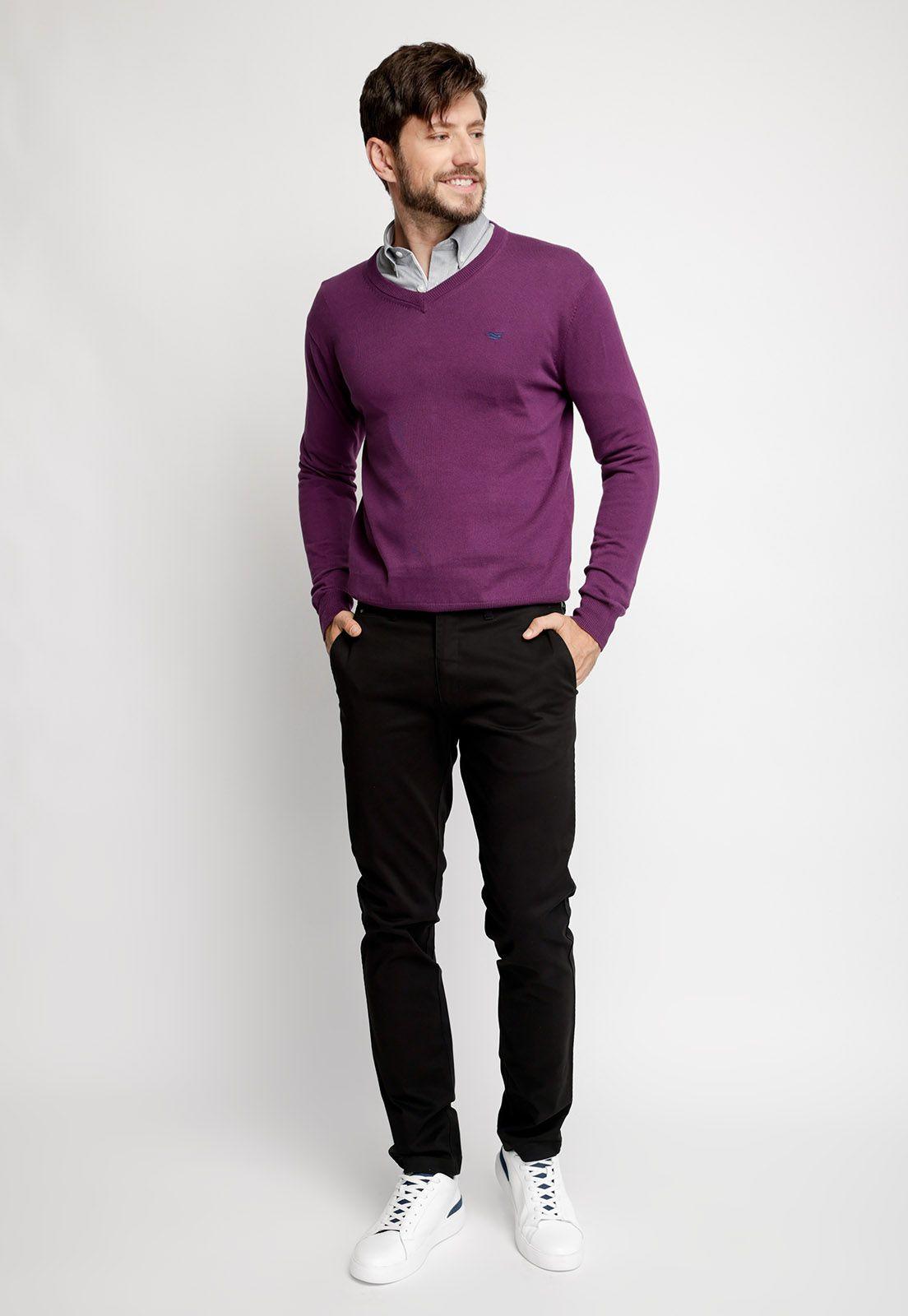 Sweater Smart Casual Purple-3