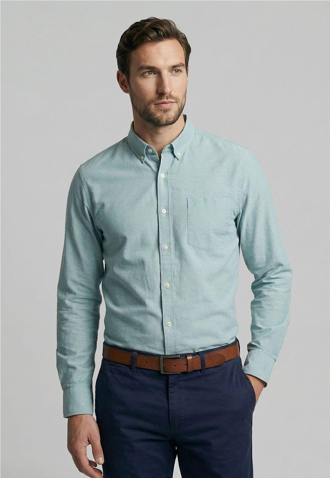 Camisa Oxford River Smart Casual-0