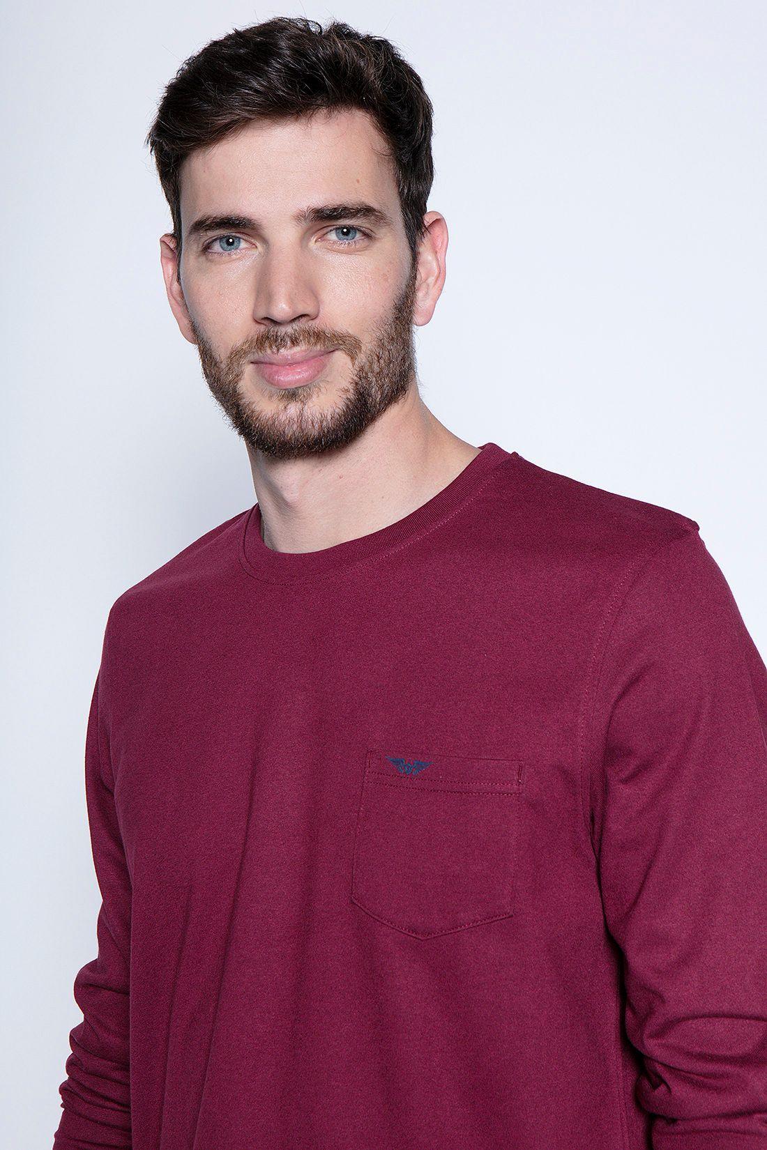 Polera Básica Ml Burgundy-2