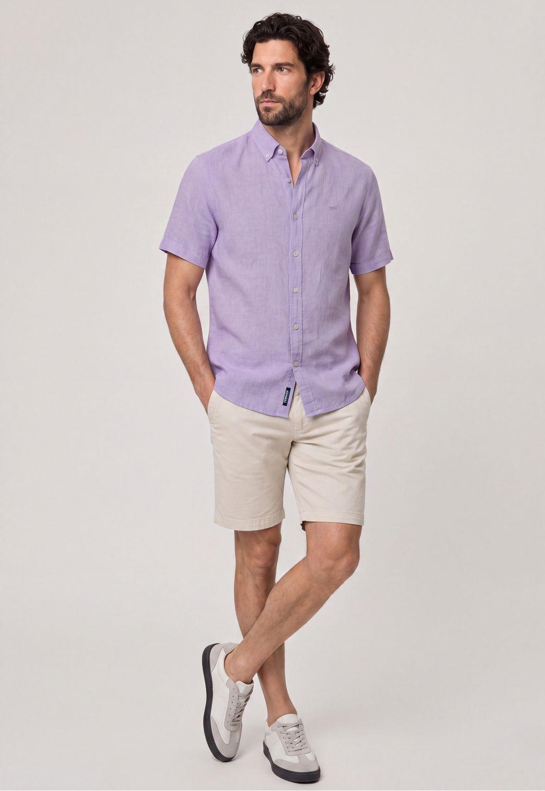 Camisa Sport Lino Atlanta Violet-1