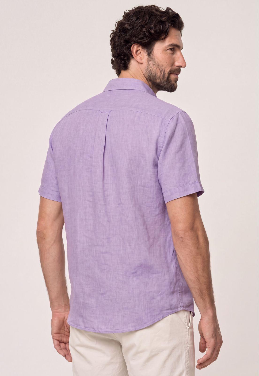 Camisa Sport Lino Atlanta Violet-2