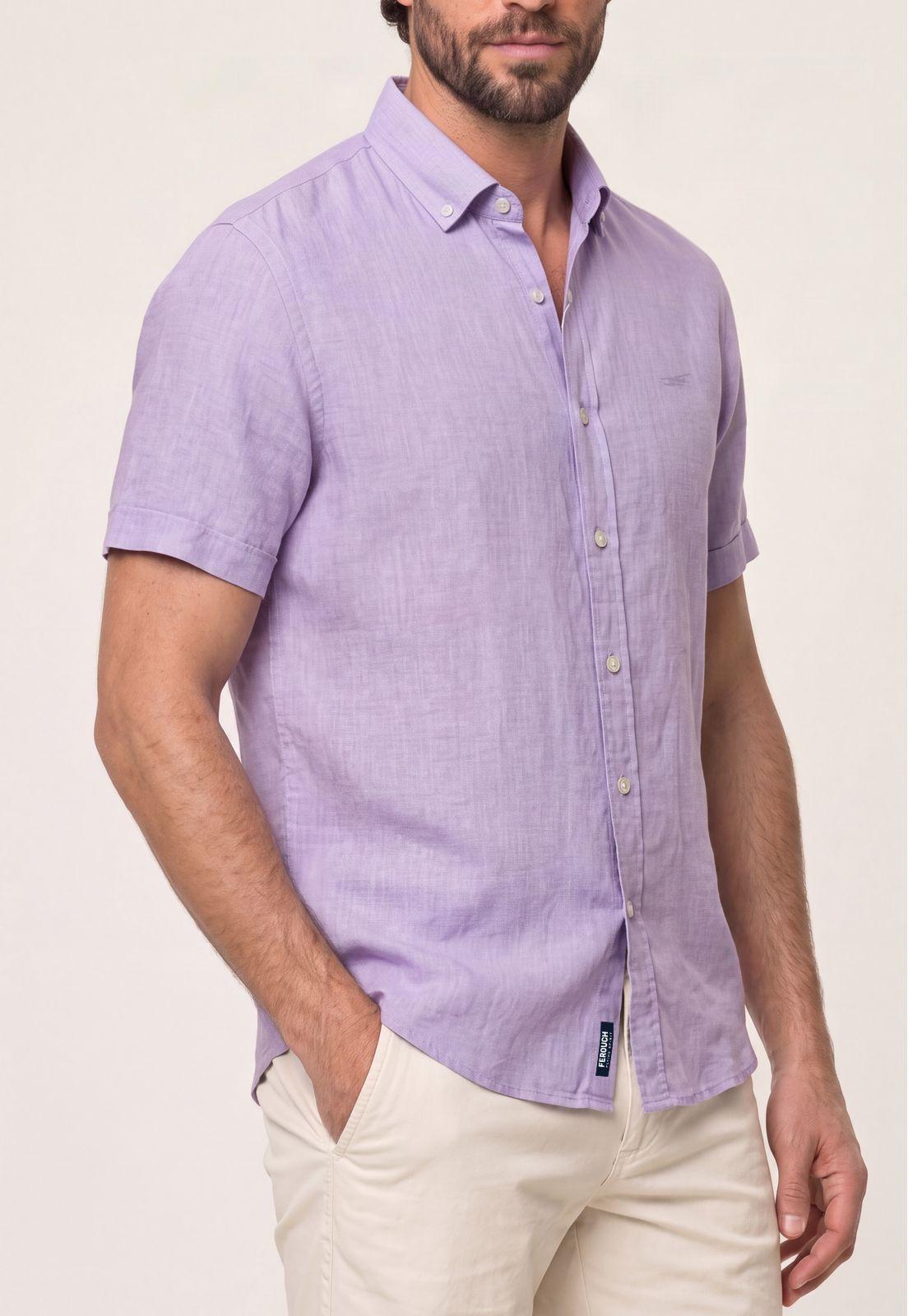 Camisa Sport Lino Atlanta Violet-3