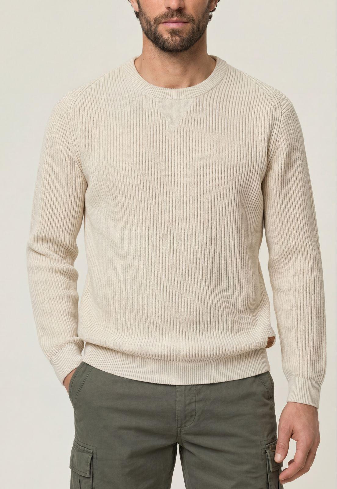 Sweater Augusta Oyster-3