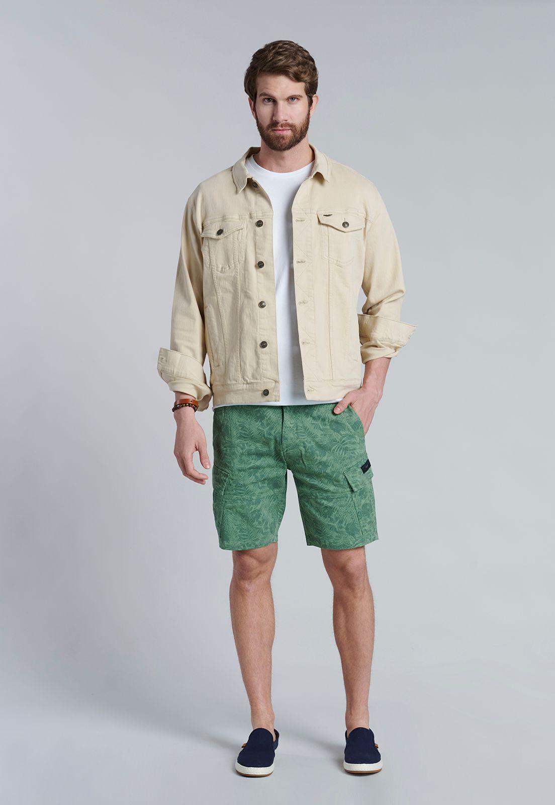 Chaqueta Basica Denim Fj Sand-1
