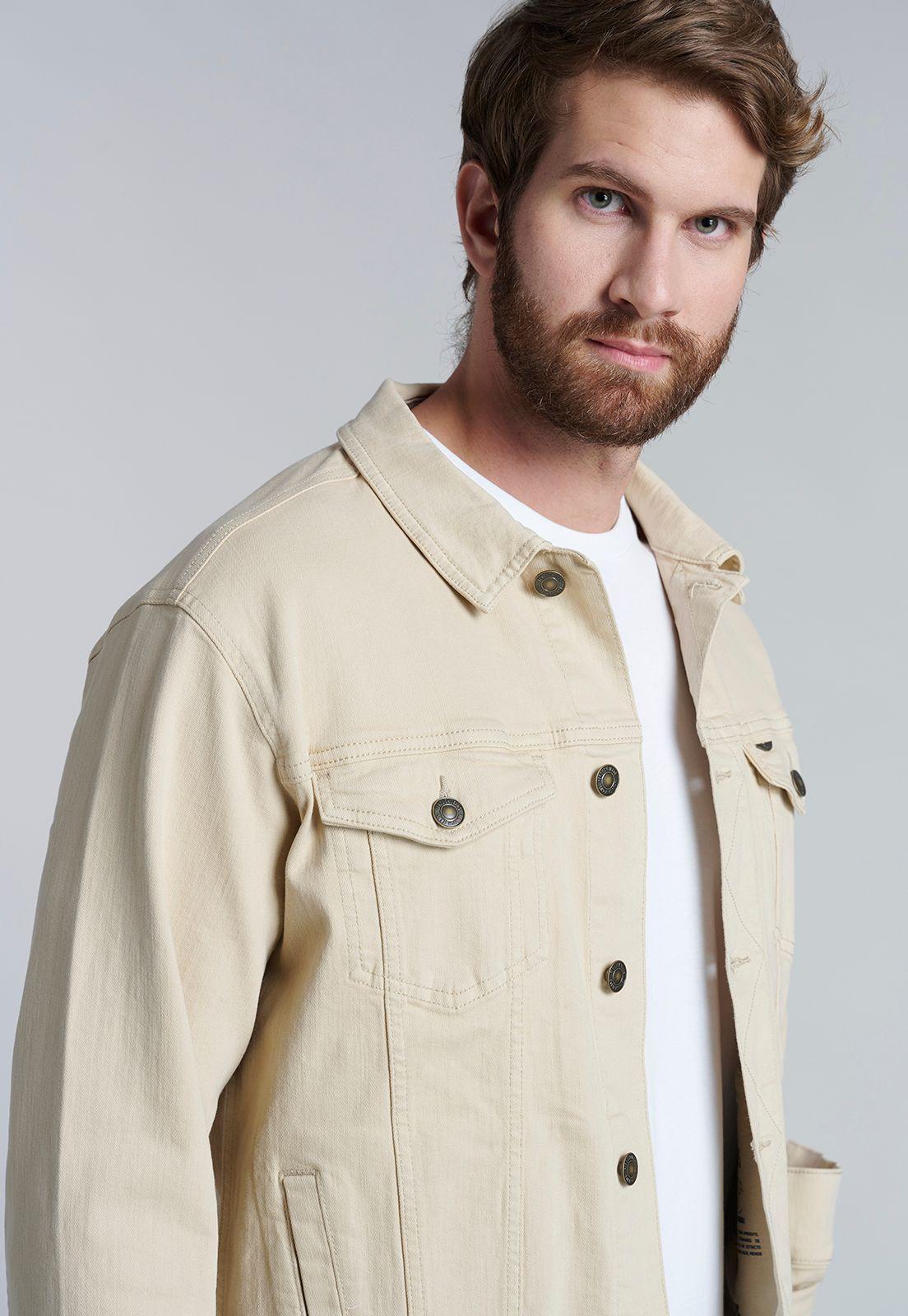 Chaqueta Basica Denim Fj Sand-2