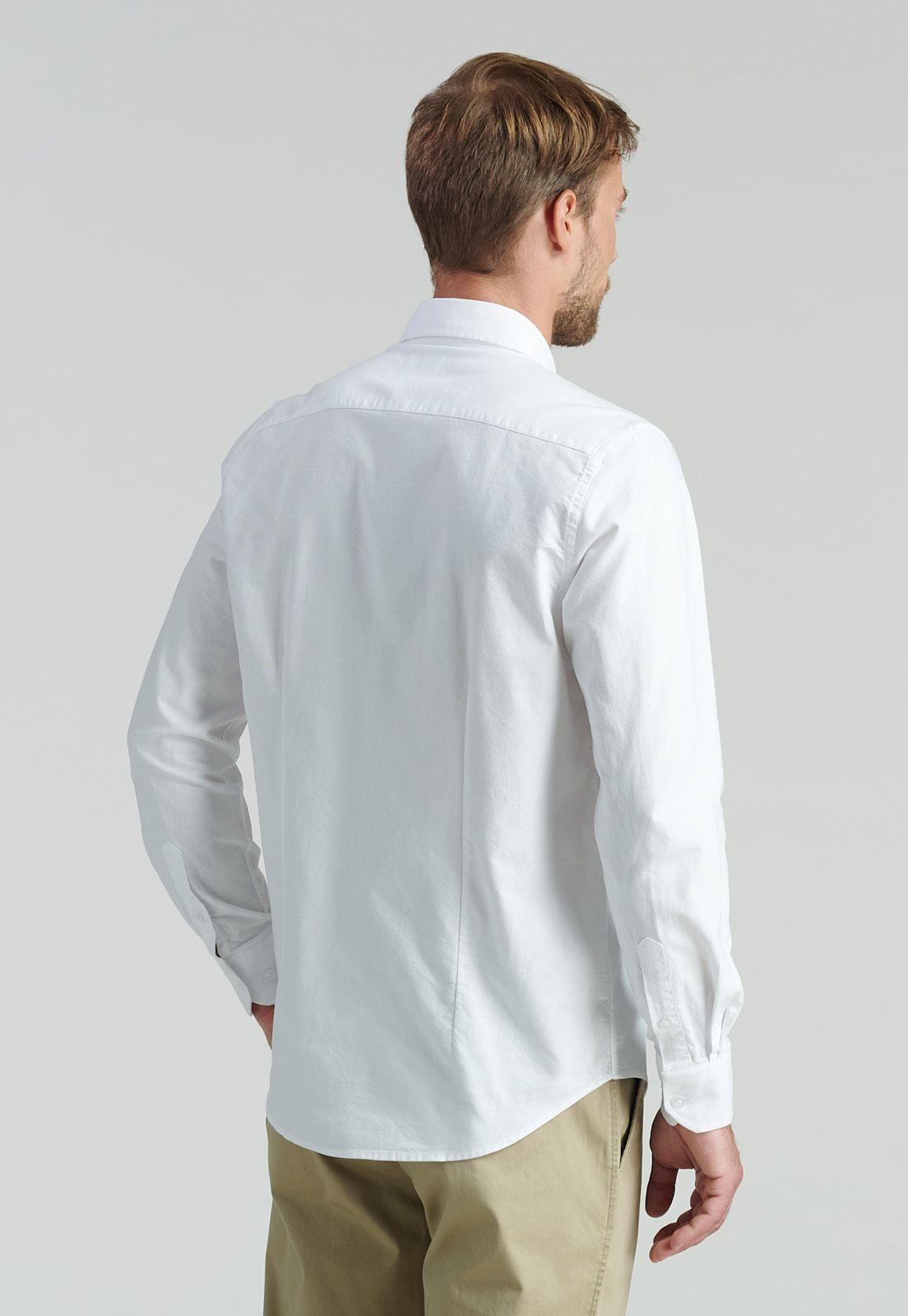 Camisa Sport Oxford Fr White-3
