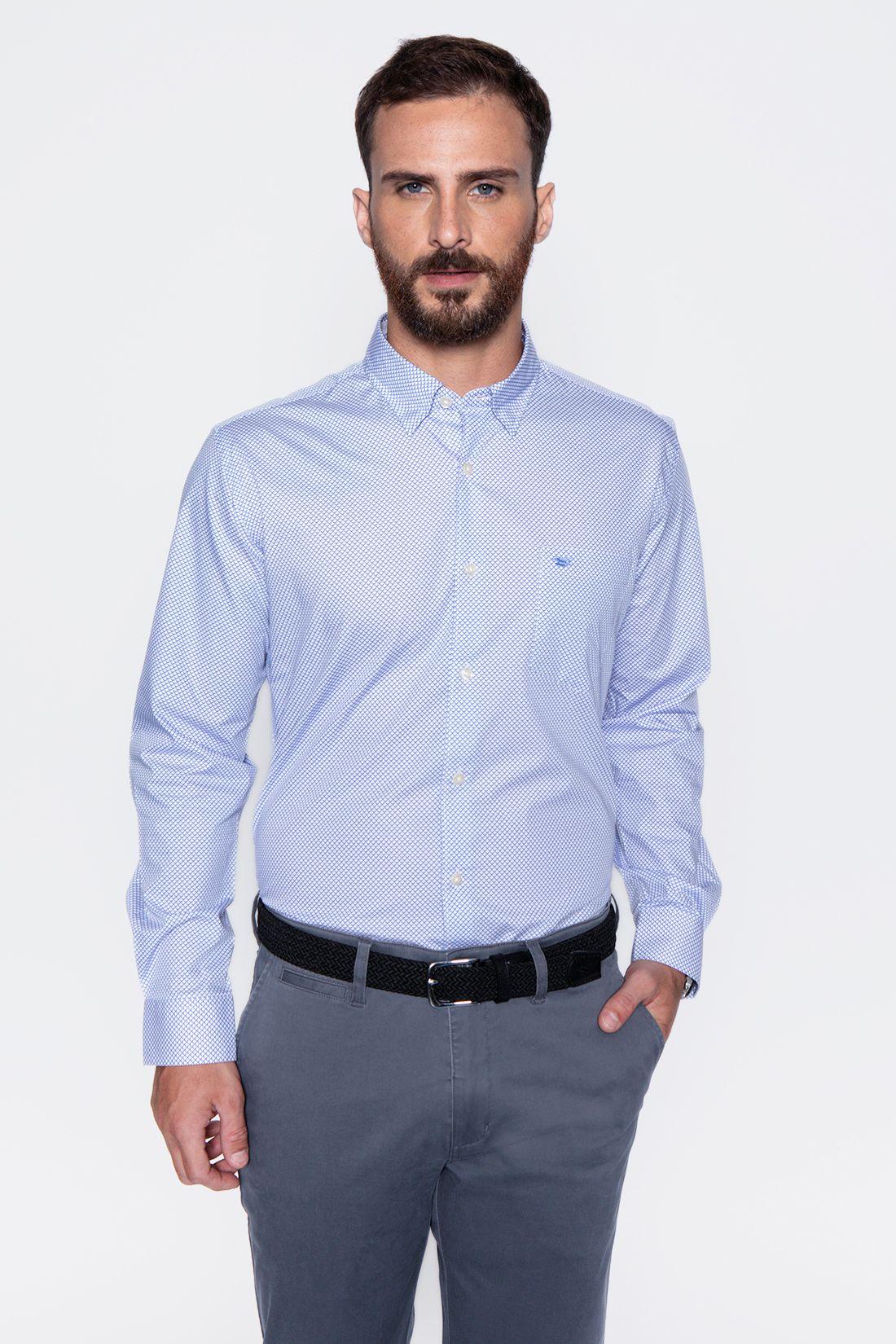 Camisa Estampada Montana Sm Blue-0