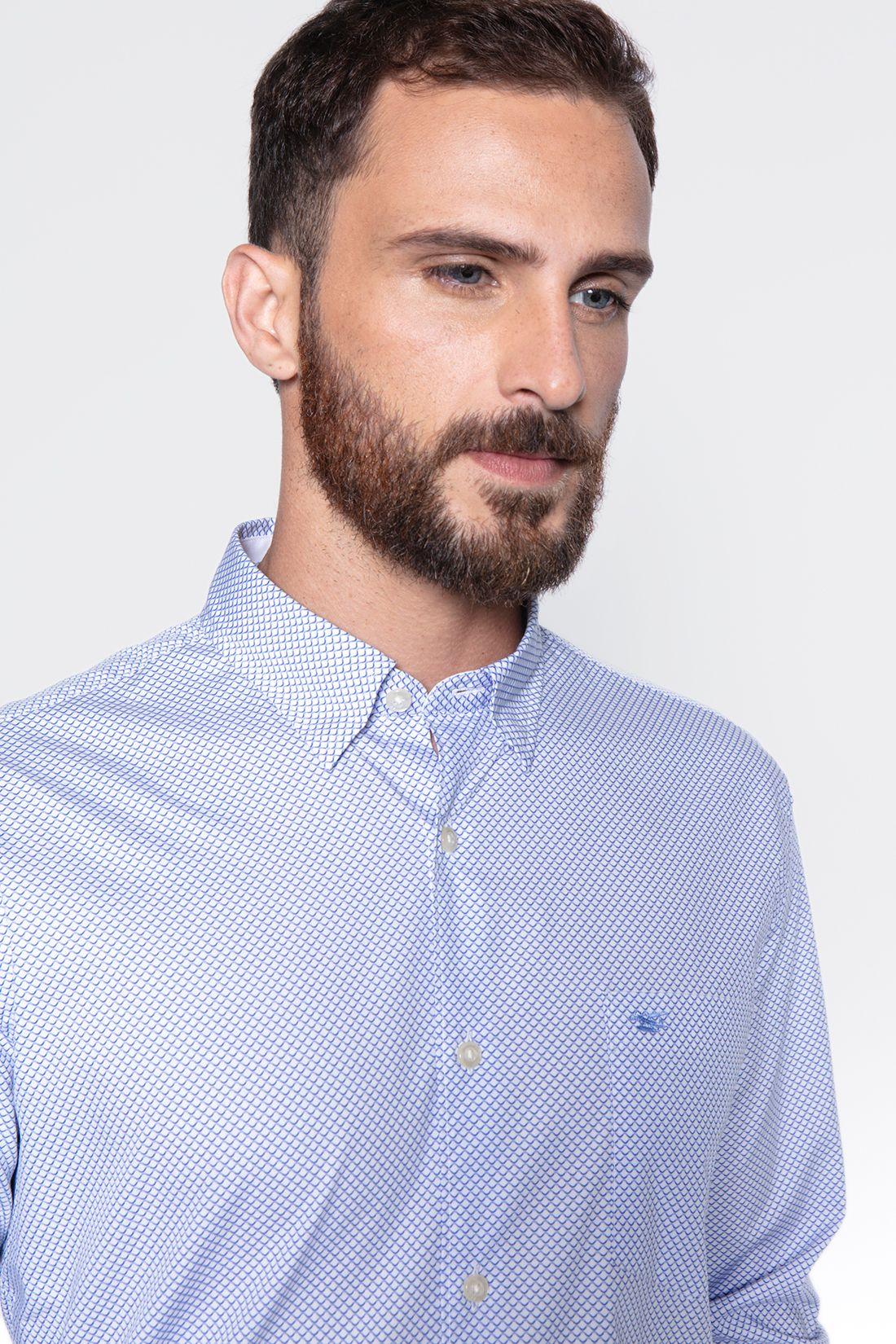 Camisa Estampada Montana Sm Blue-2
