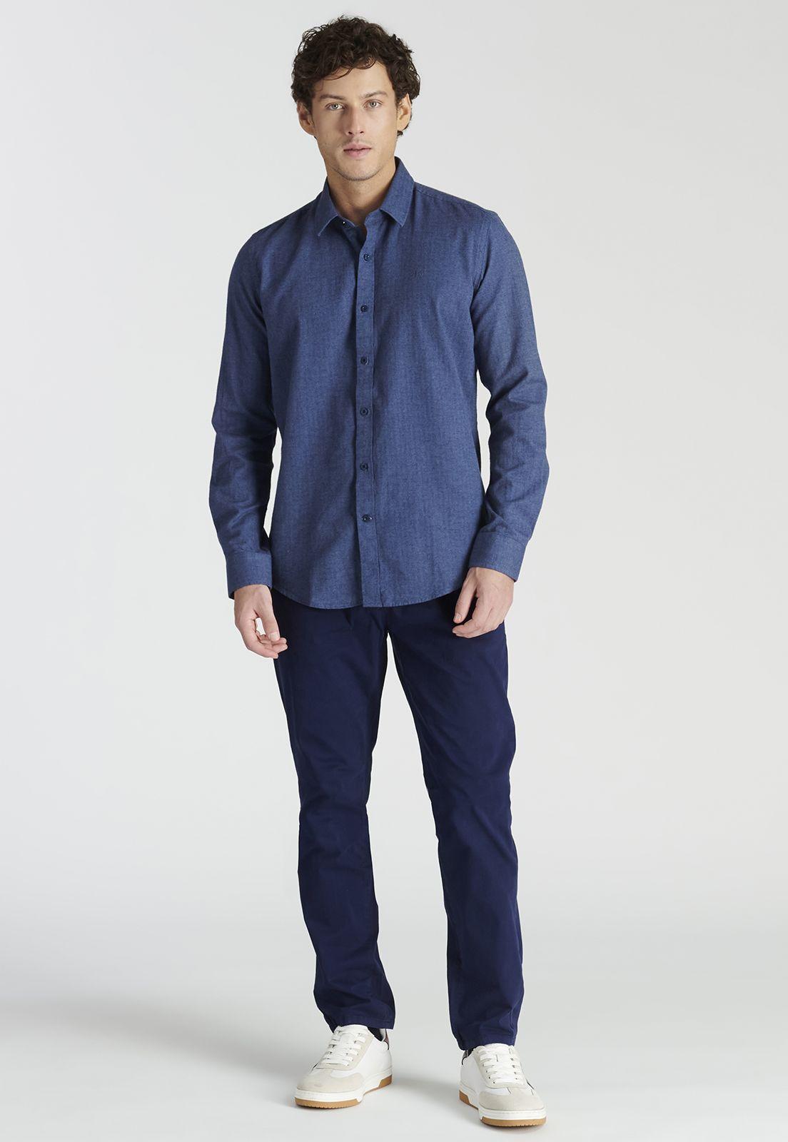 Camisa Gianca Avant-Garde Navy-1