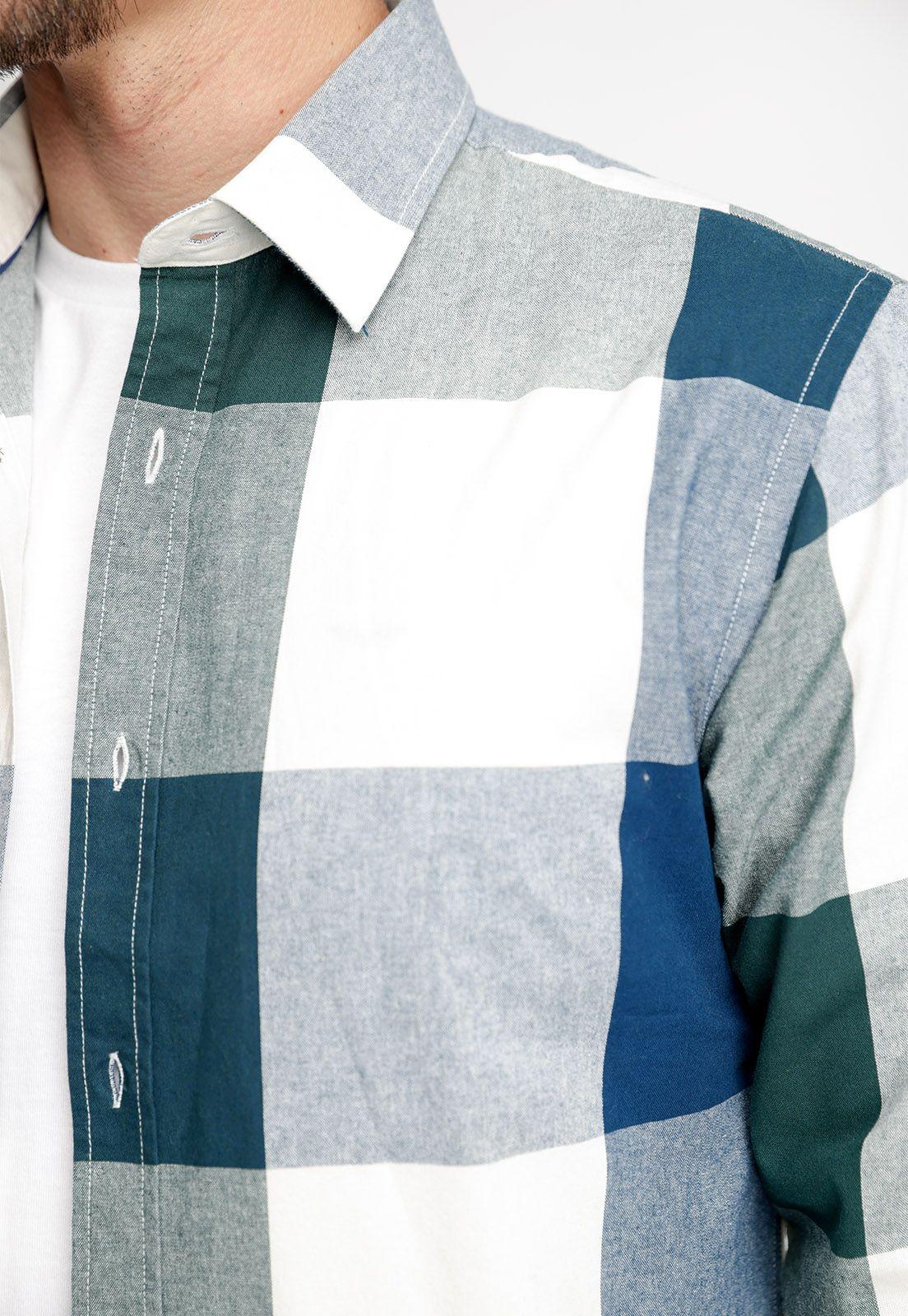 Camisa Cuadro Color Fj Green-2