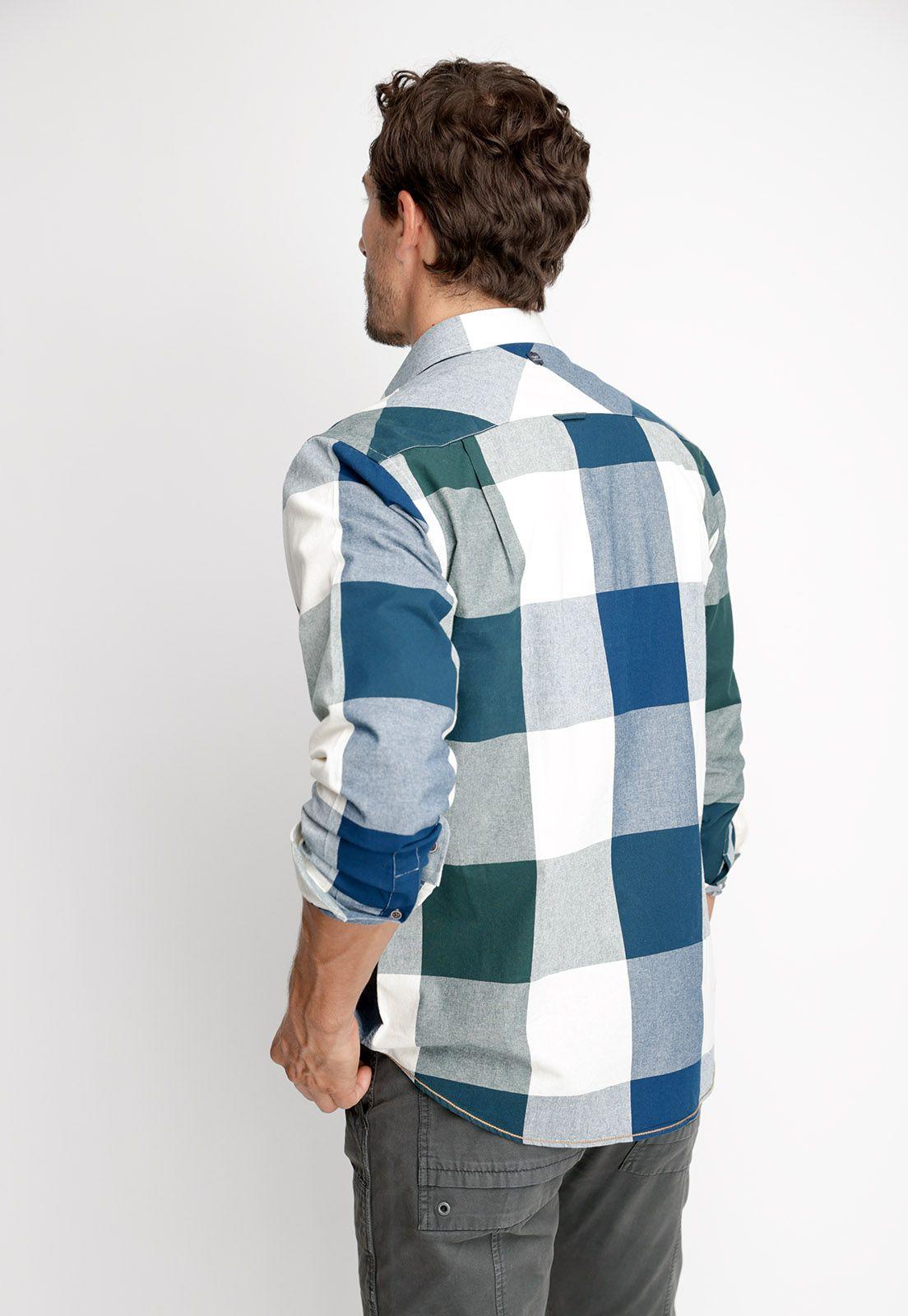 Camisa Cuadro Color Fj Green-1