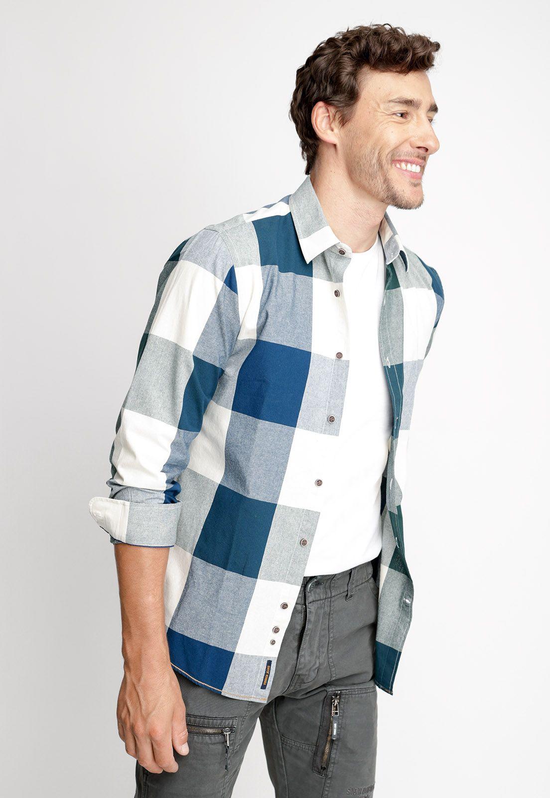 Camisa Cuadro Color Fj Green-0