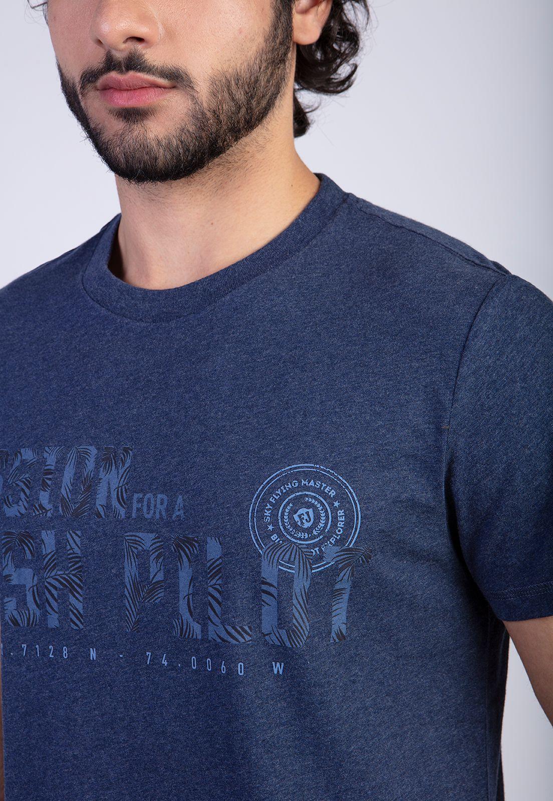 Polera Sacramento Dk Blue Melange-3