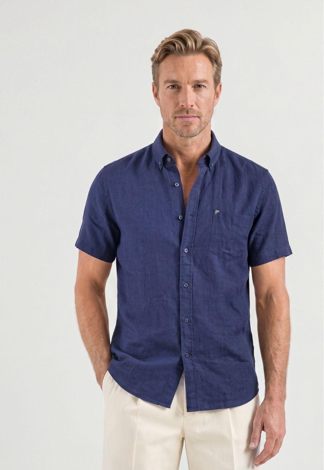 Camisa Colchester Navy-0