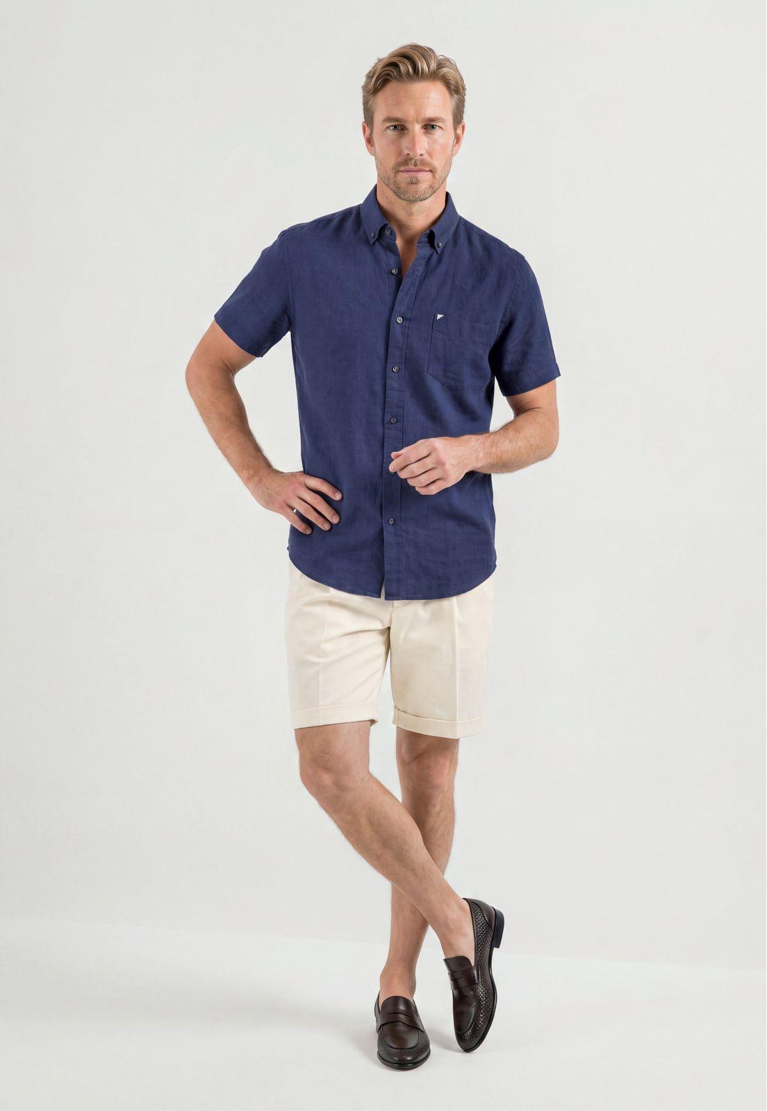 Camisa Colchester Navy-1