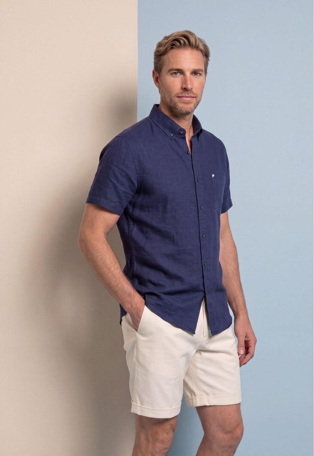 Camisa Colchester Navy-4