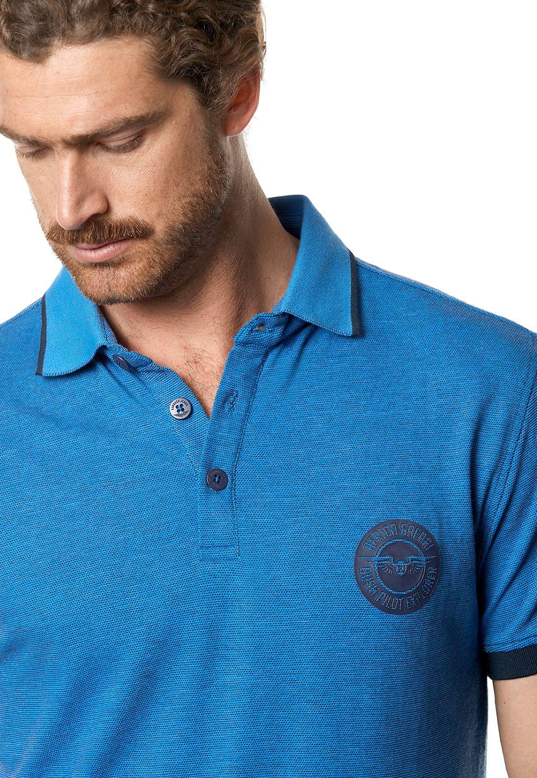 Polera Polo Michigan Blue-3