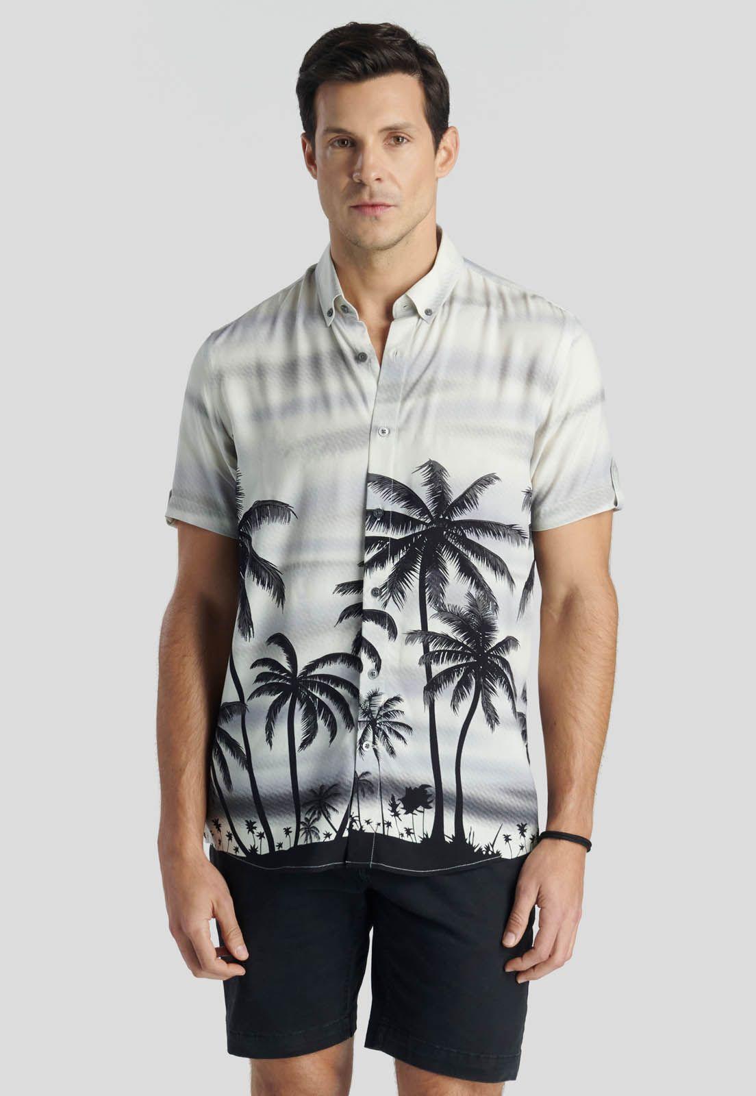 Camisa Gante Avant-Garde Ice Blue-0