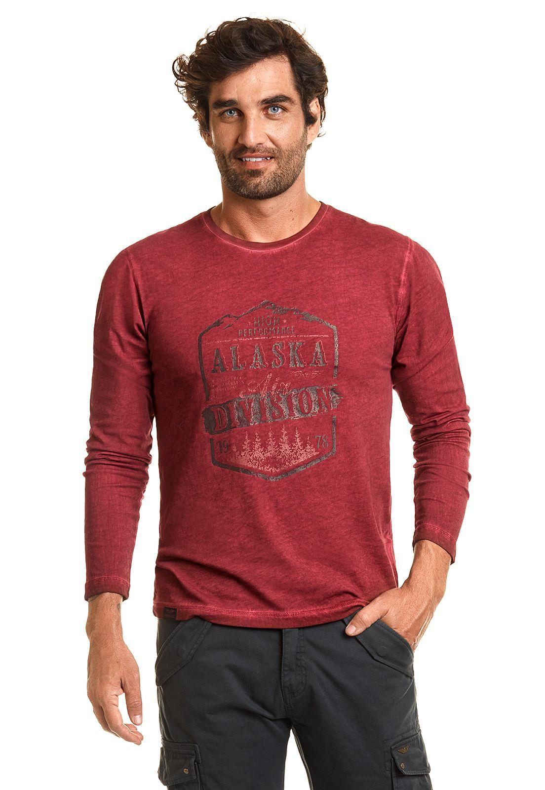Polera Manga Larga Becharof Burgundy-0