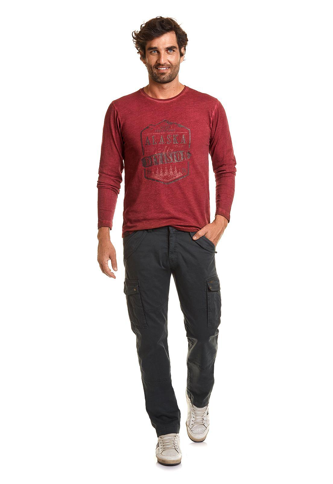 Polera Manga Larga Becharof Burgundy-1
